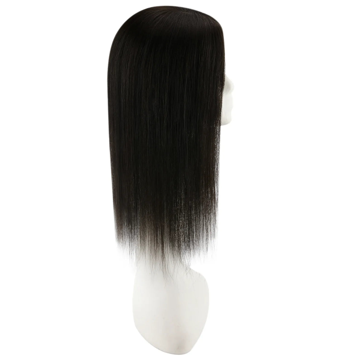 fishnet human hair topper black hair for women