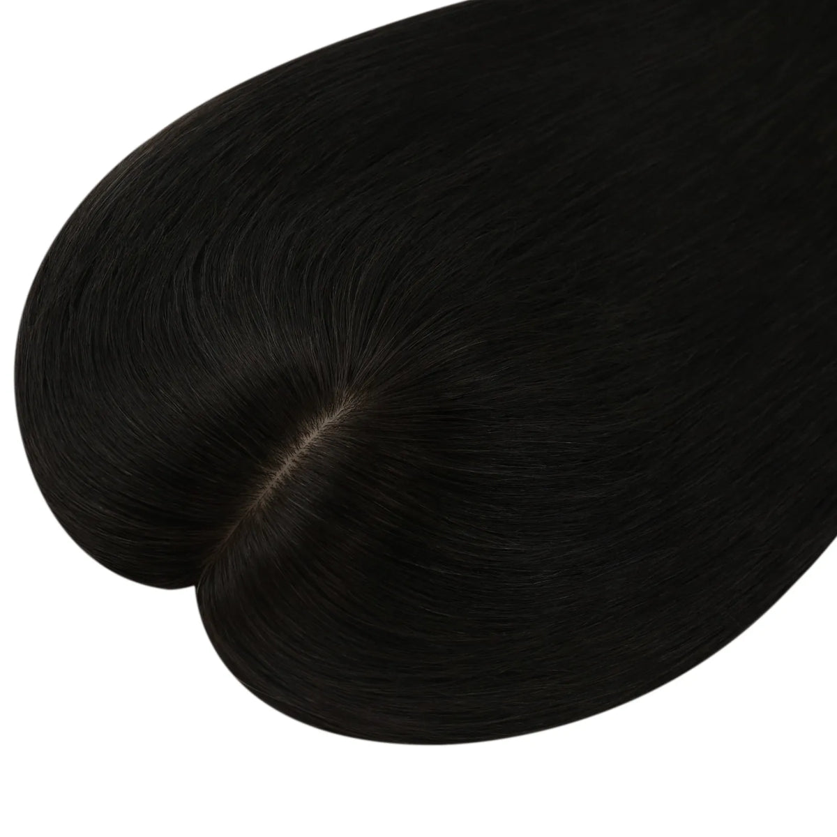 fishnet human hair topper black hair for women