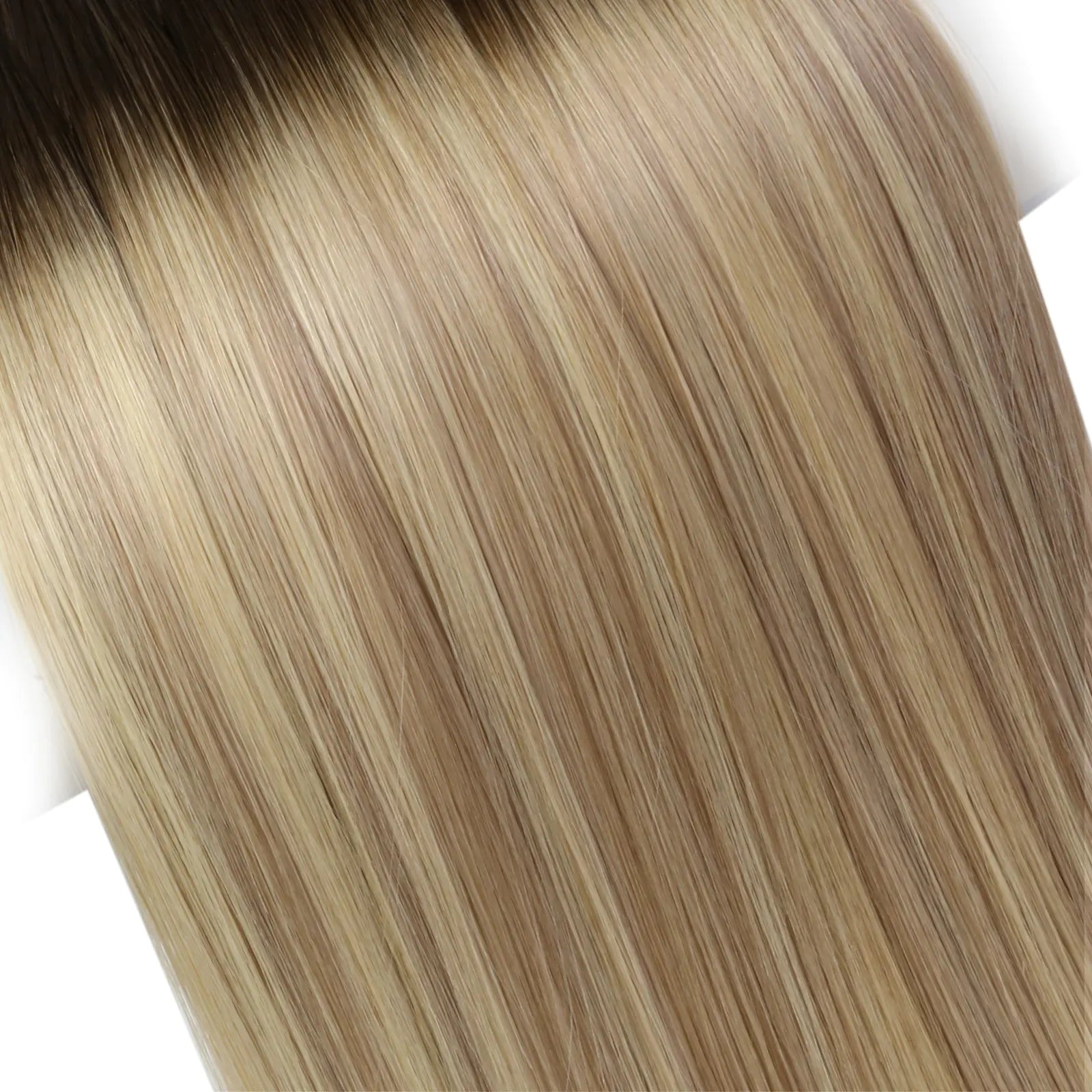Best Full Cuticle Hybrid Weft Extensions Human Hair Balayage Color