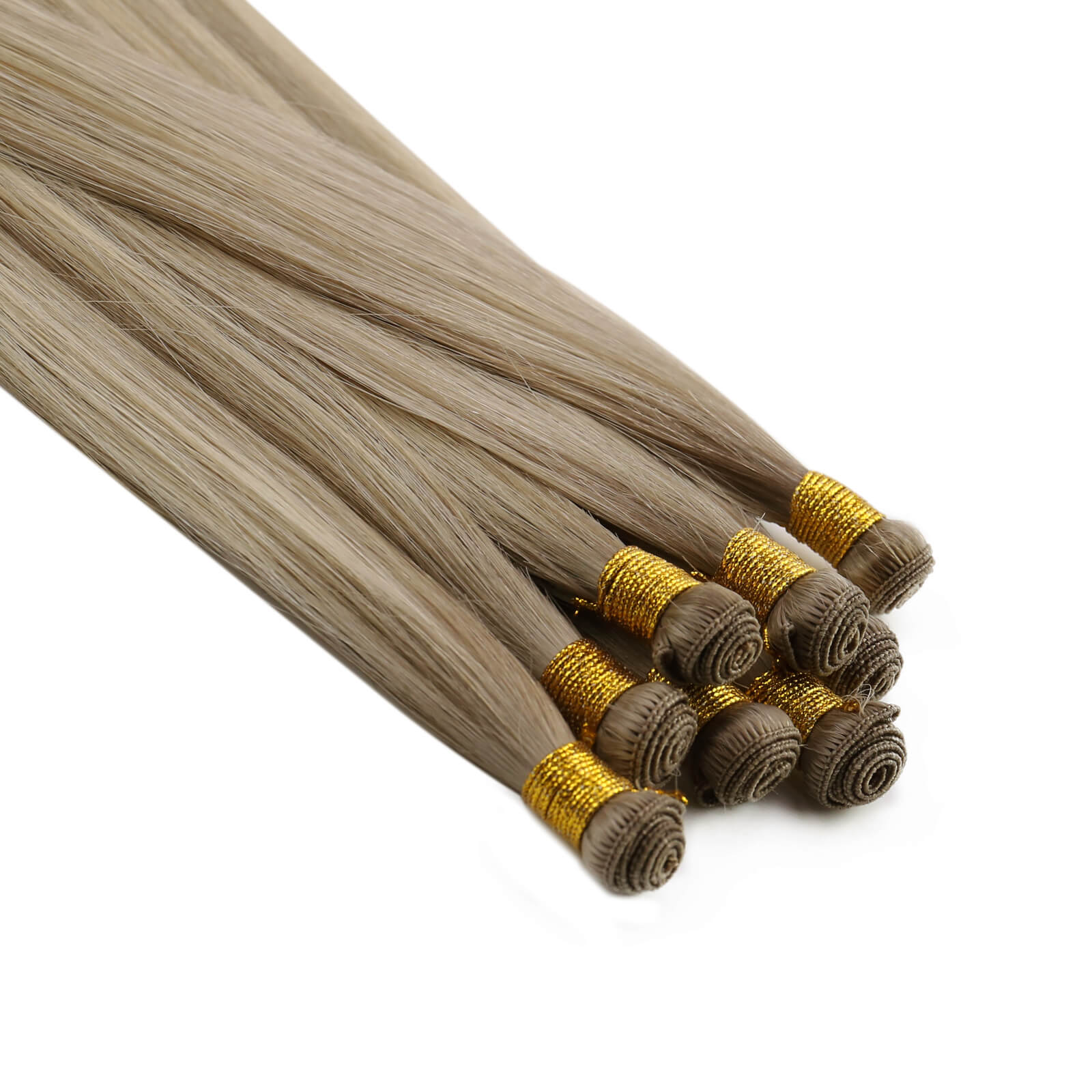 full cuticle hand tied human hair weft