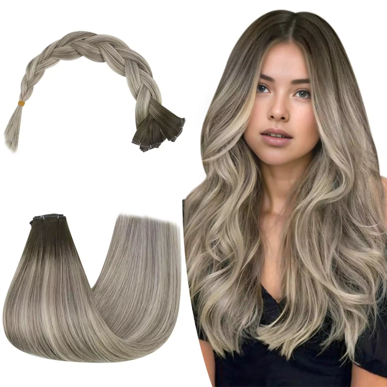 genius weft extensions human hair