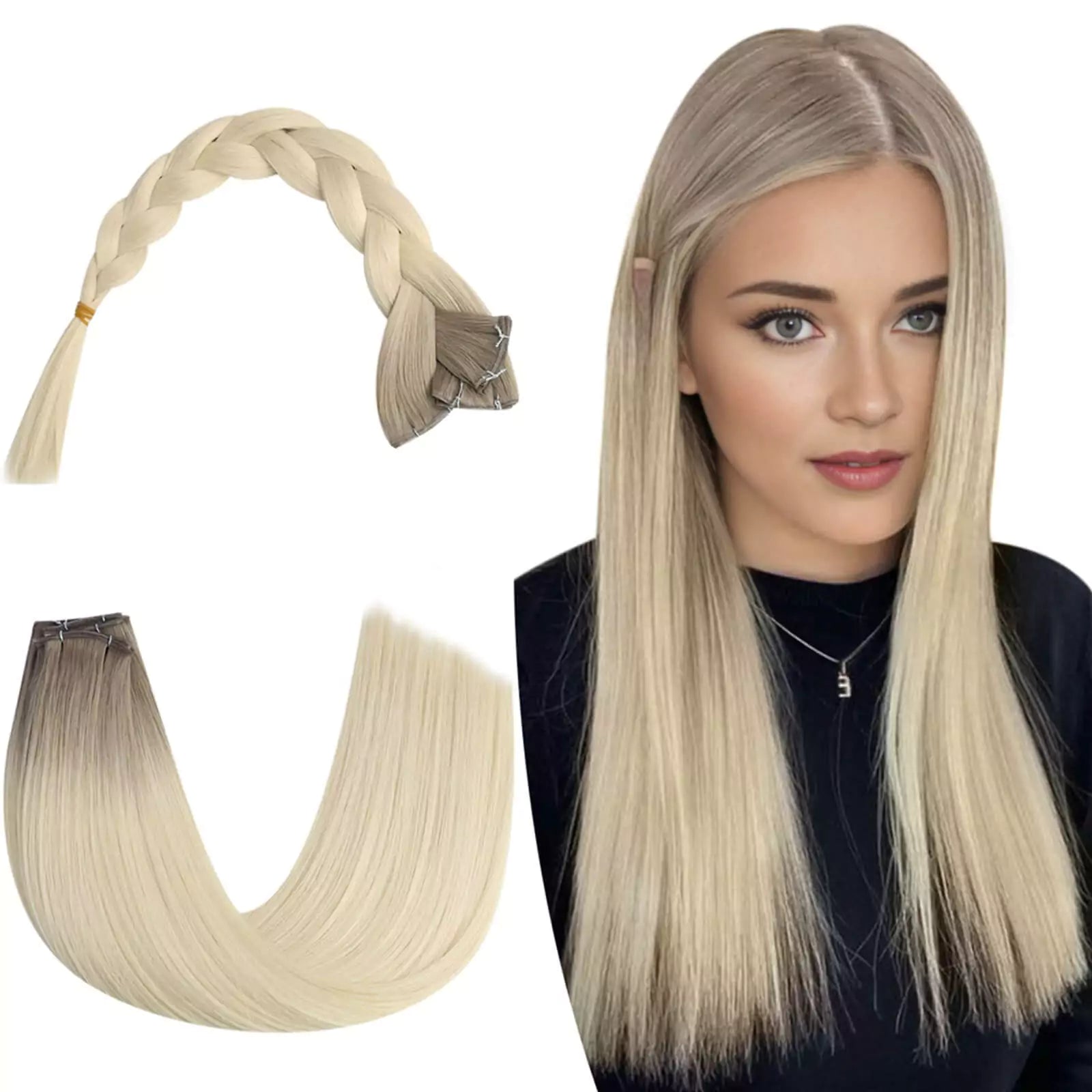 Genius Weft Hair Extensions 100% Human Hair