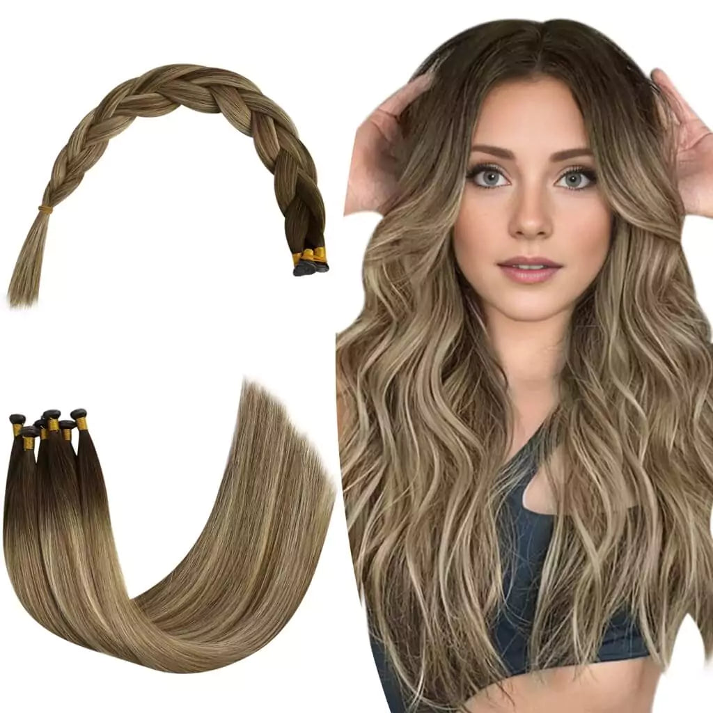 Genius Weft Extensions Real Human Hair