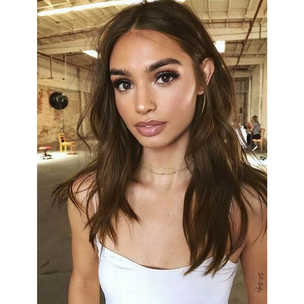 Hybrid Weft Extensions Hair Weave 4