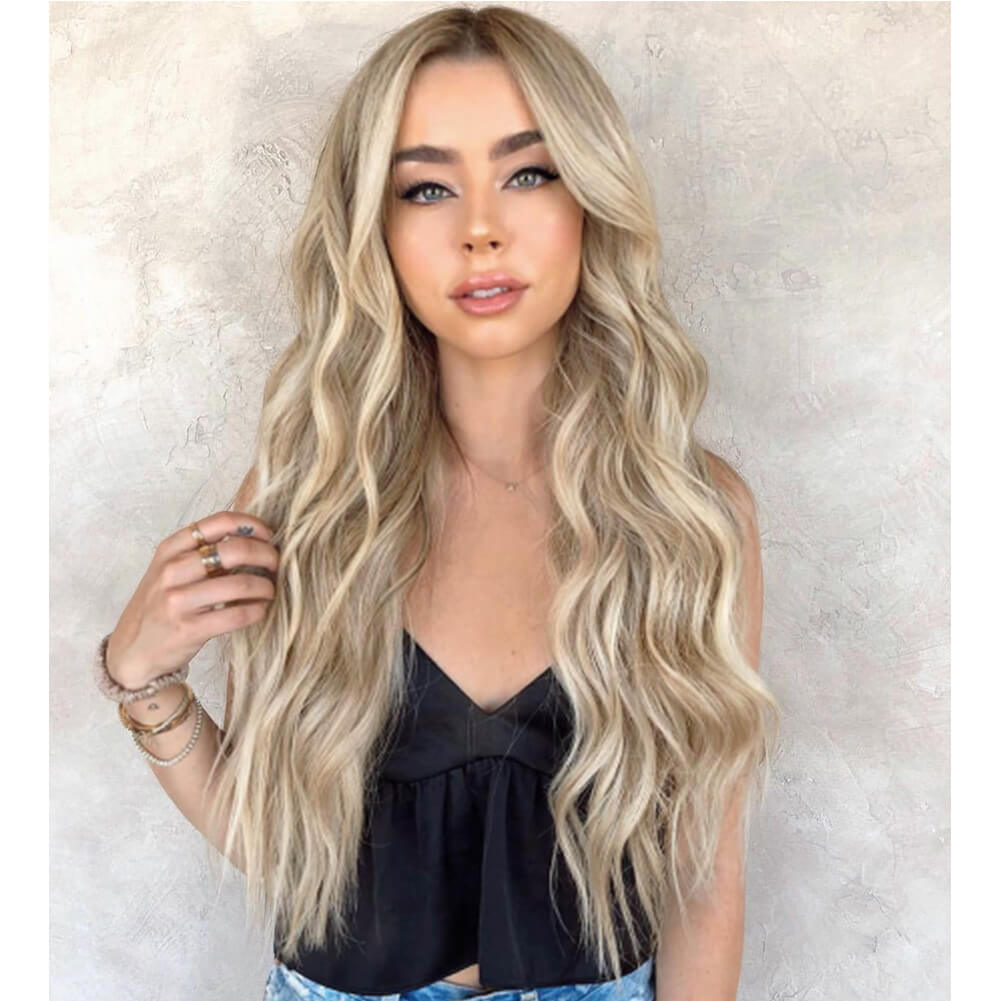 Hybrid Weft Hair Extensions Highlights P8/60