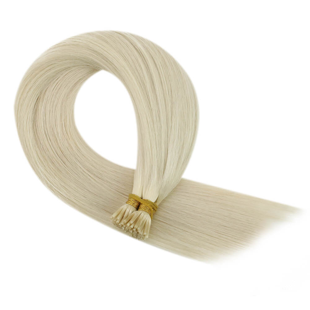 Blonde I Tip Hair Extensions Virgin+ Fusion Hair Extensions 60