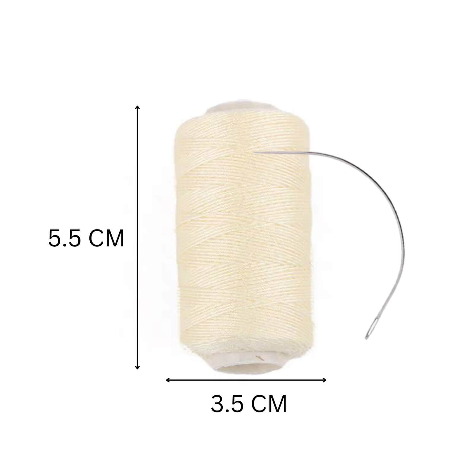 hair weft thread with C-type needle blonde color