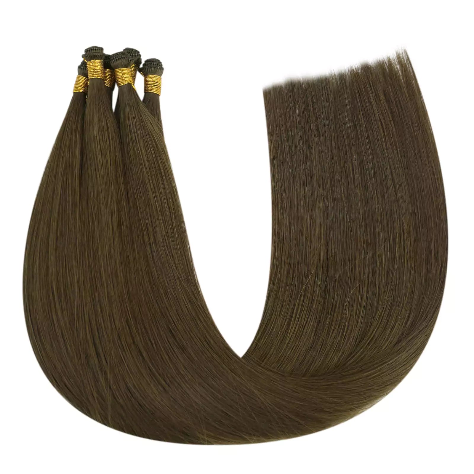 virgin human hair extensions hand made hair weft