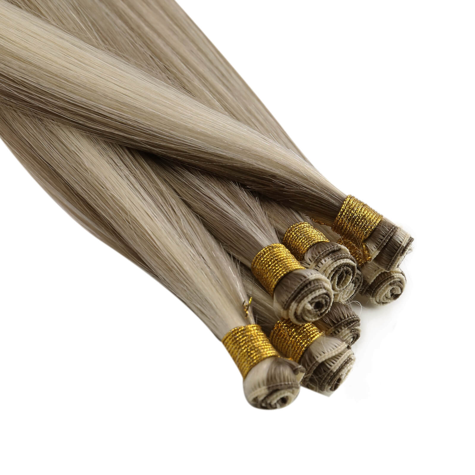 Hand-tied Real Human Hair Weft 8P60