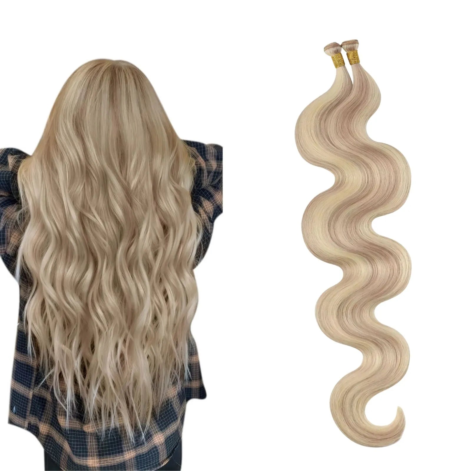 beach weaves human hair extensions sew in weft hair extensions