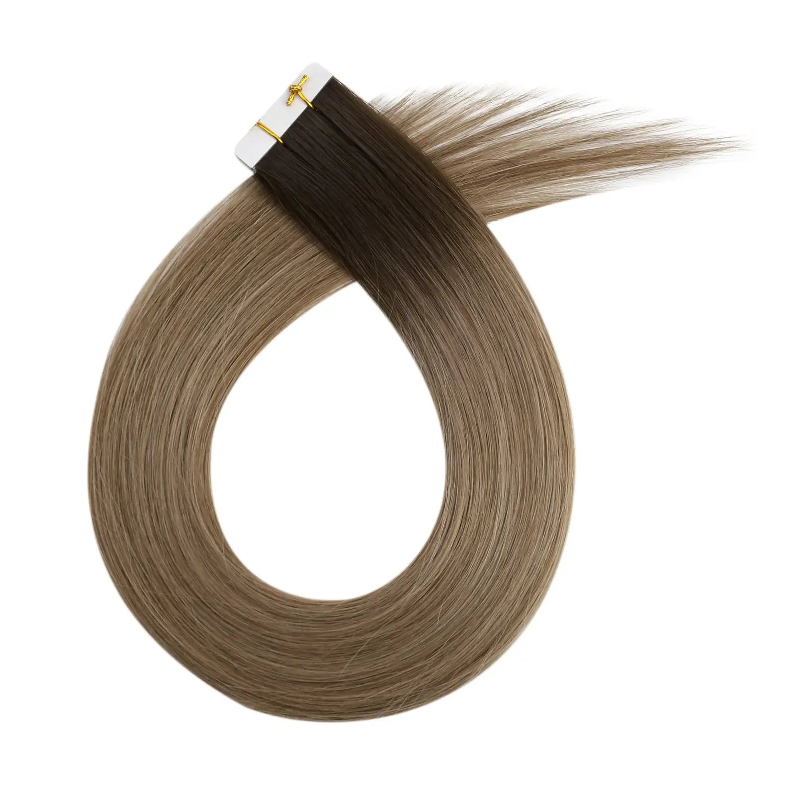 Seamless Injection Tape in Balayage Virgin Hair Extensions #R2/DXB/18