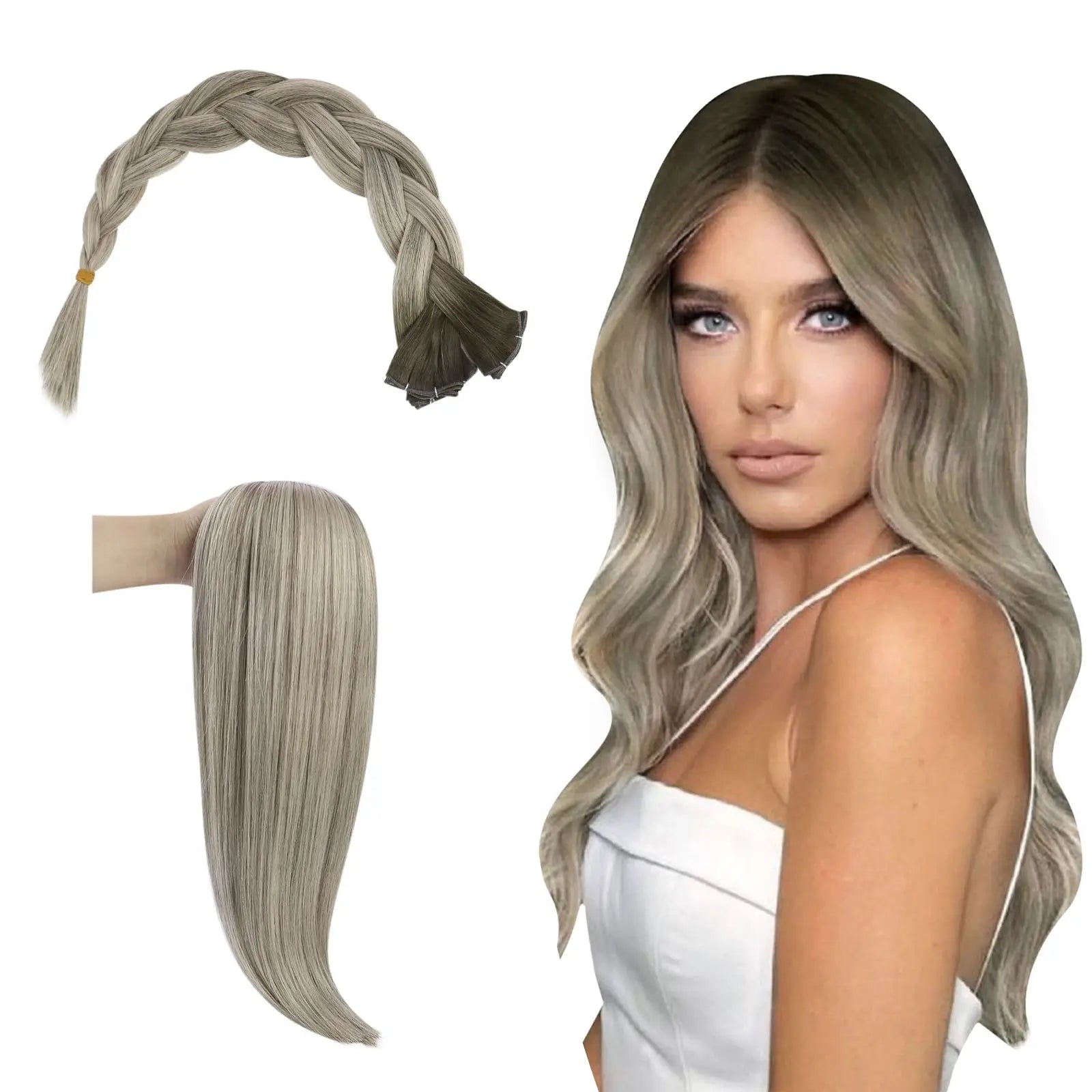 highqualityhumanhairbalayagehybridweft