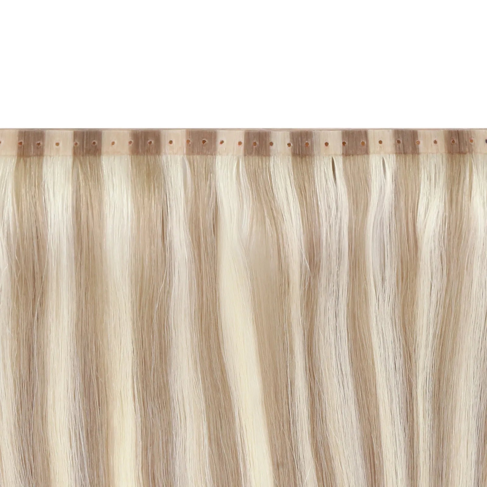 butterfly weft human hair extensions seamless weft hair extensions blonde for thin hair
