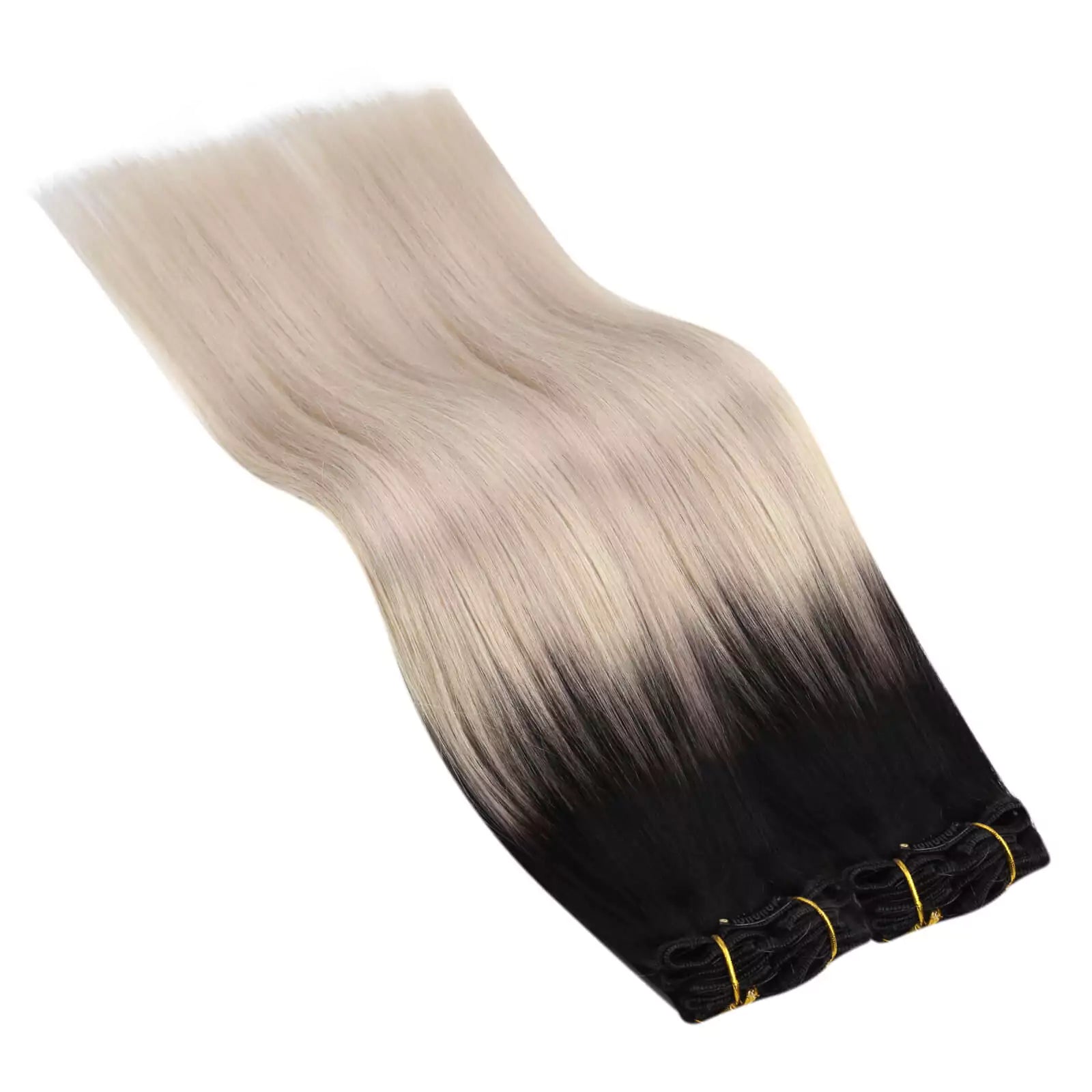 clip in human hair extensions double weft