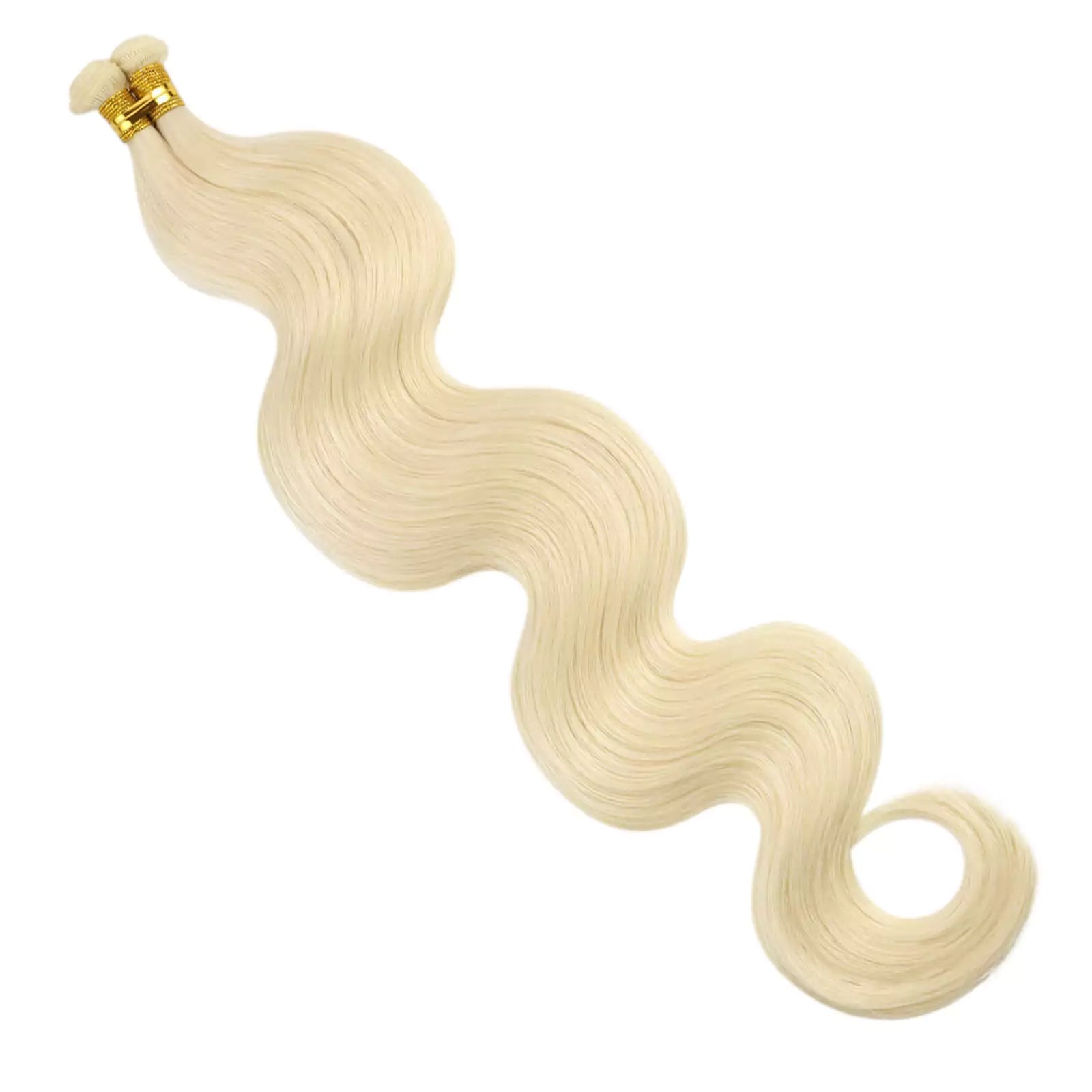 invisible genius weft hair extensions platinum blonde color wavy hairstyles