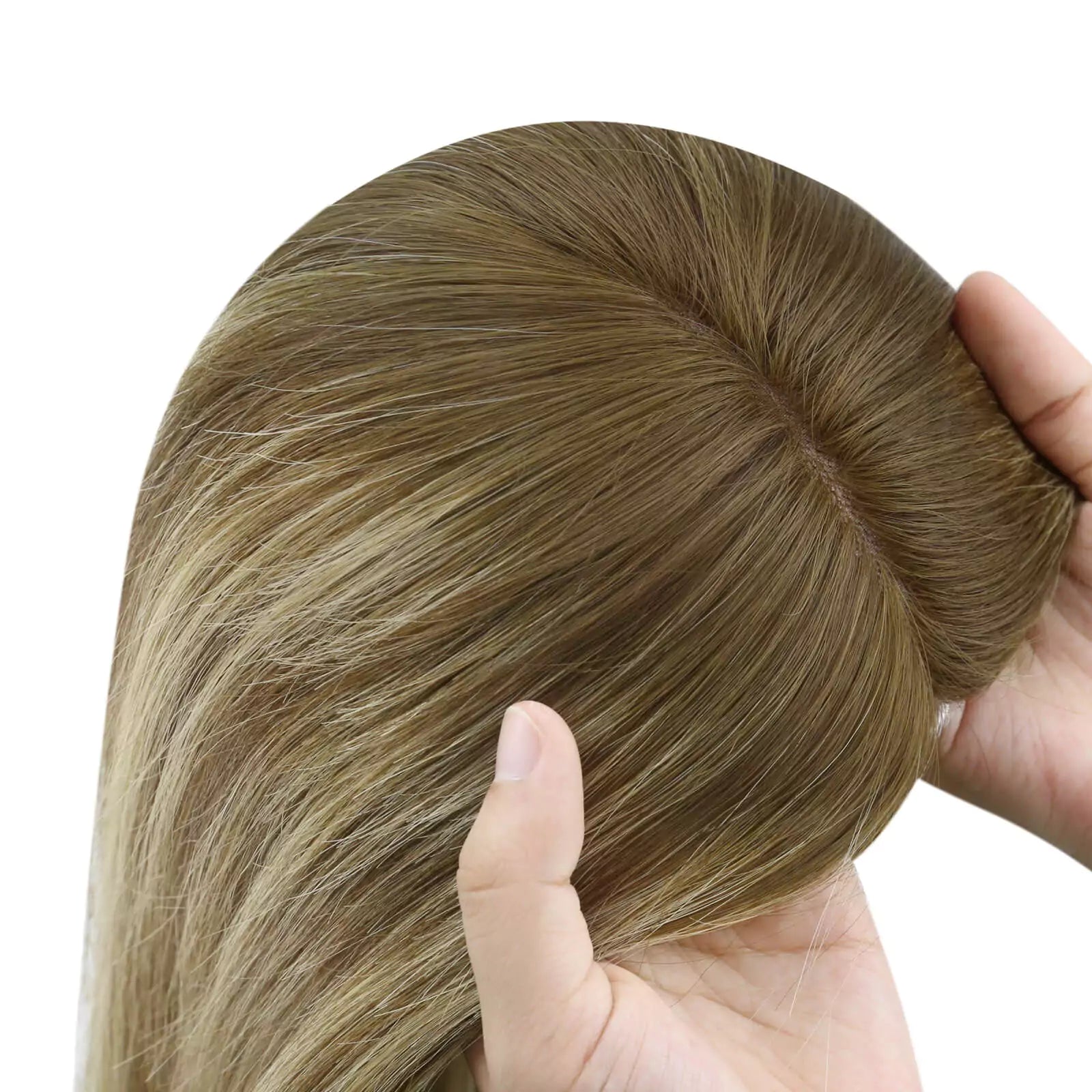 100% human virgin hair topper highlight wiglets for thin hair