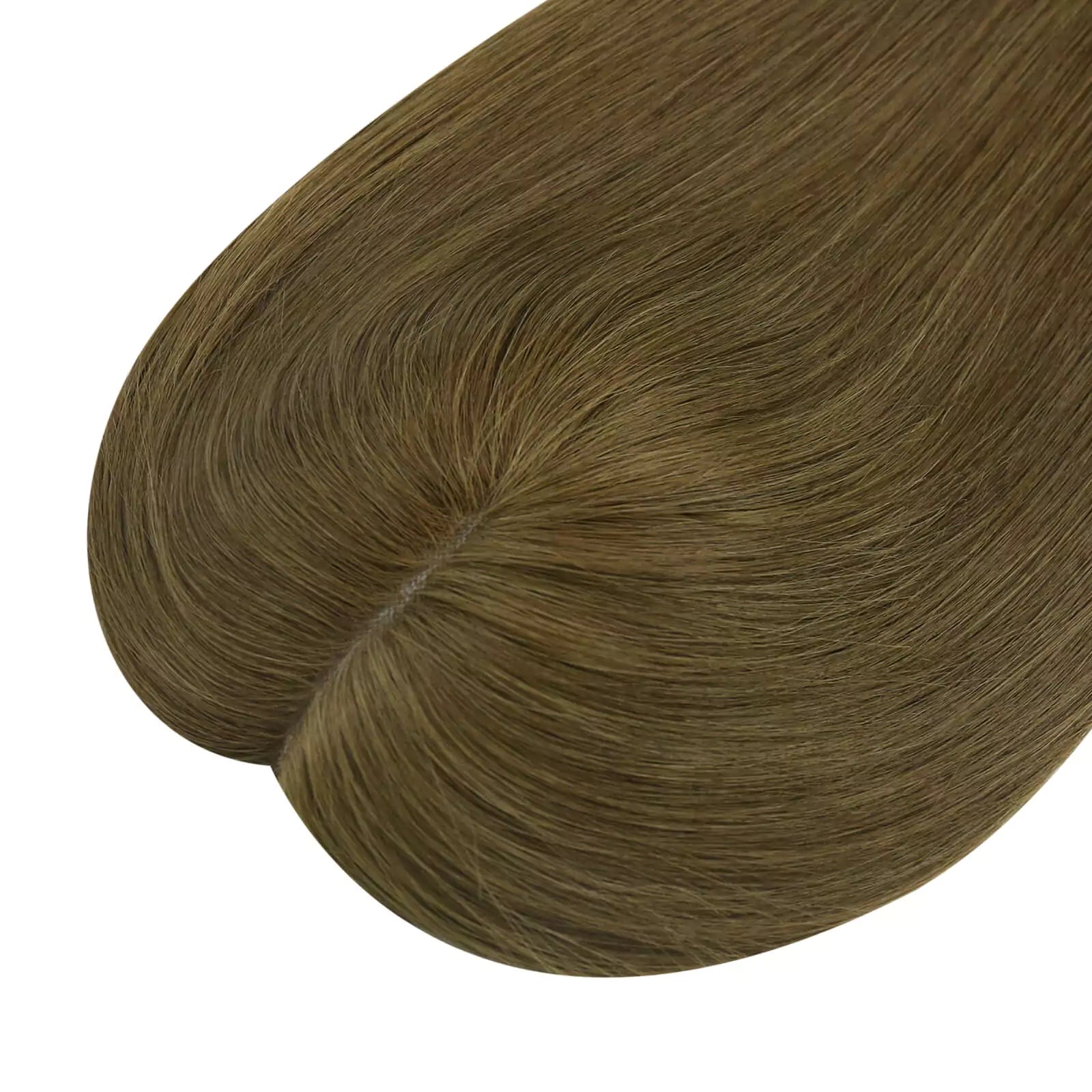 Mono Base Virgin Hair Topper Dark Brown