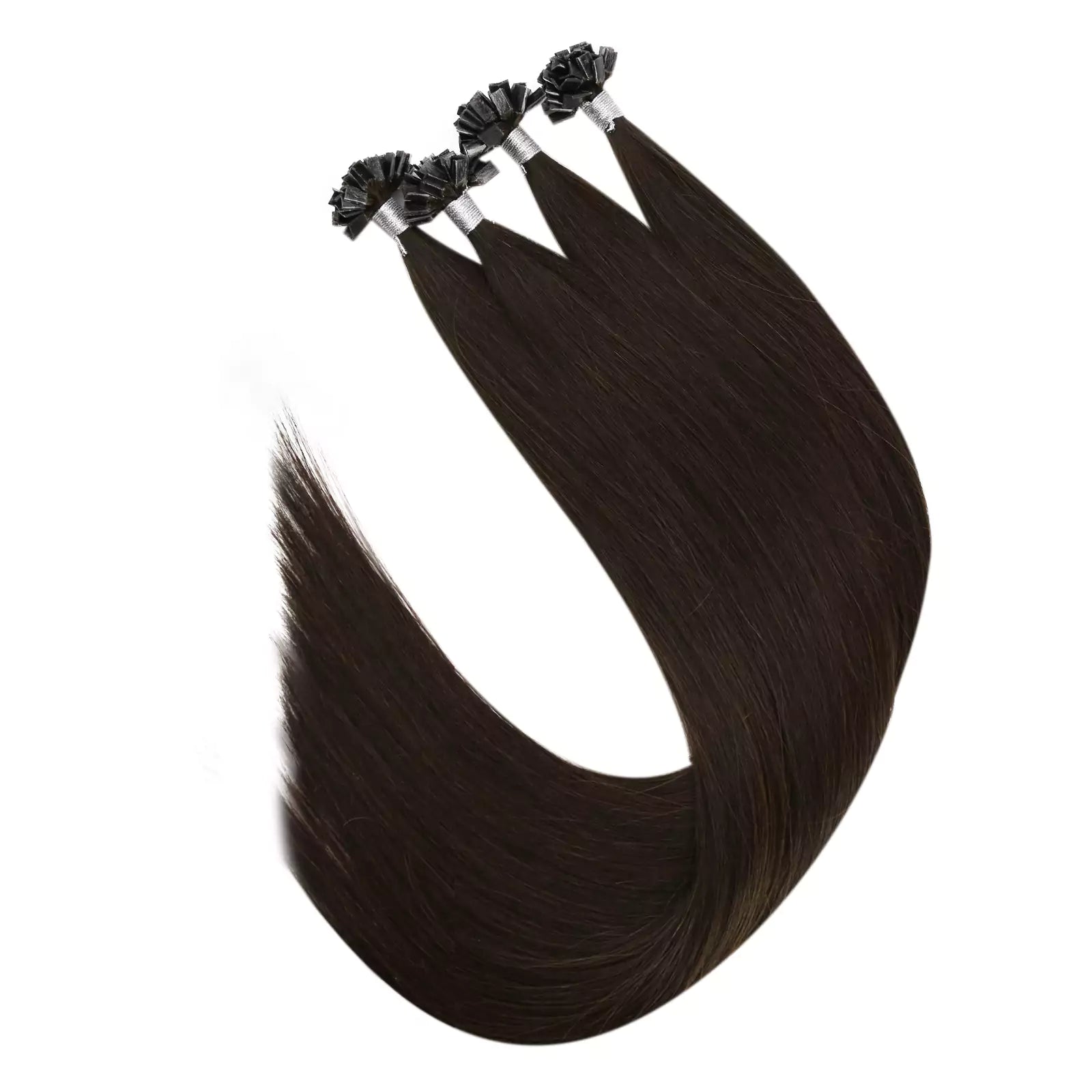 Ktip hair extensions combine the advantages of Utip extensions and flat tip extensions.
