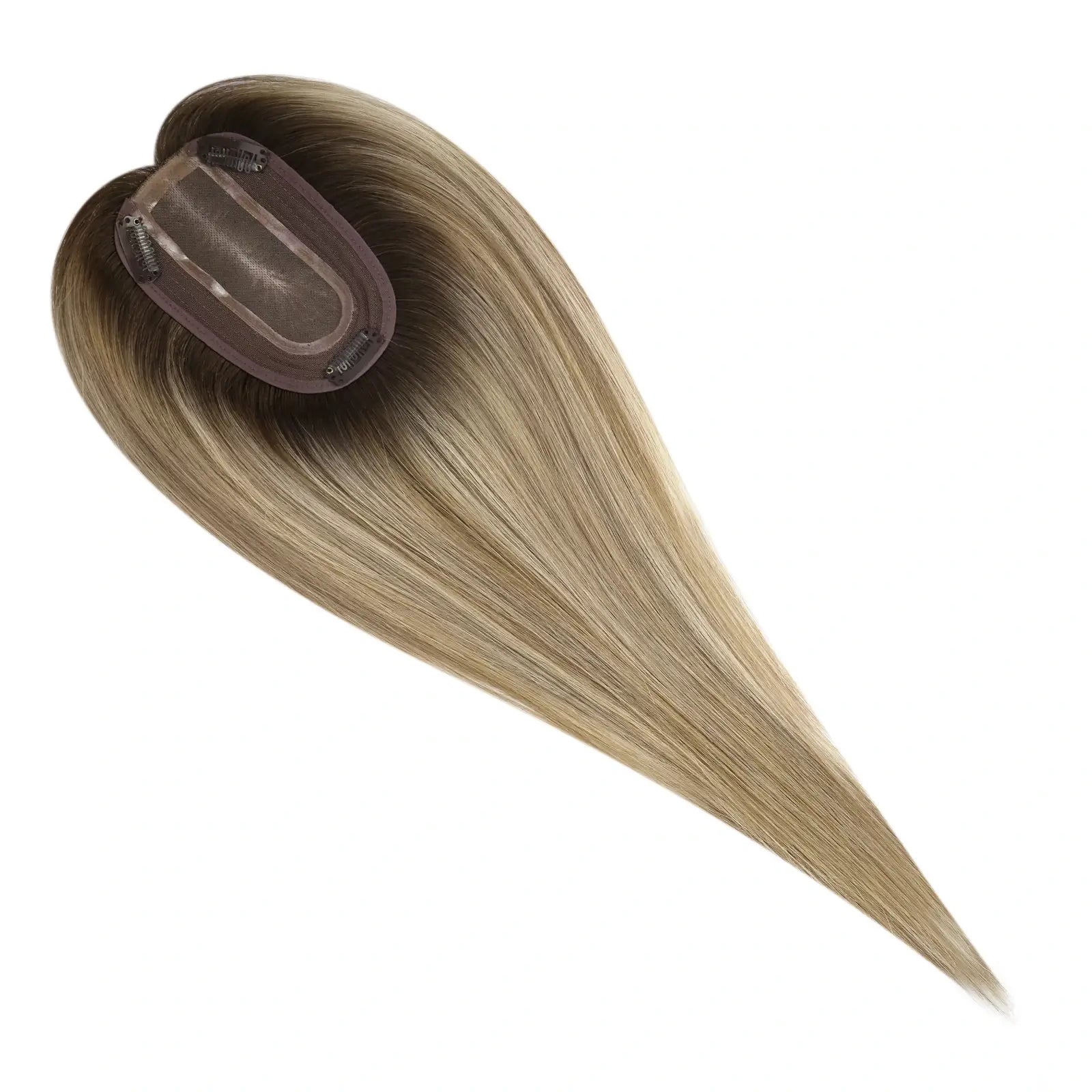 human hair topper balayage color for women