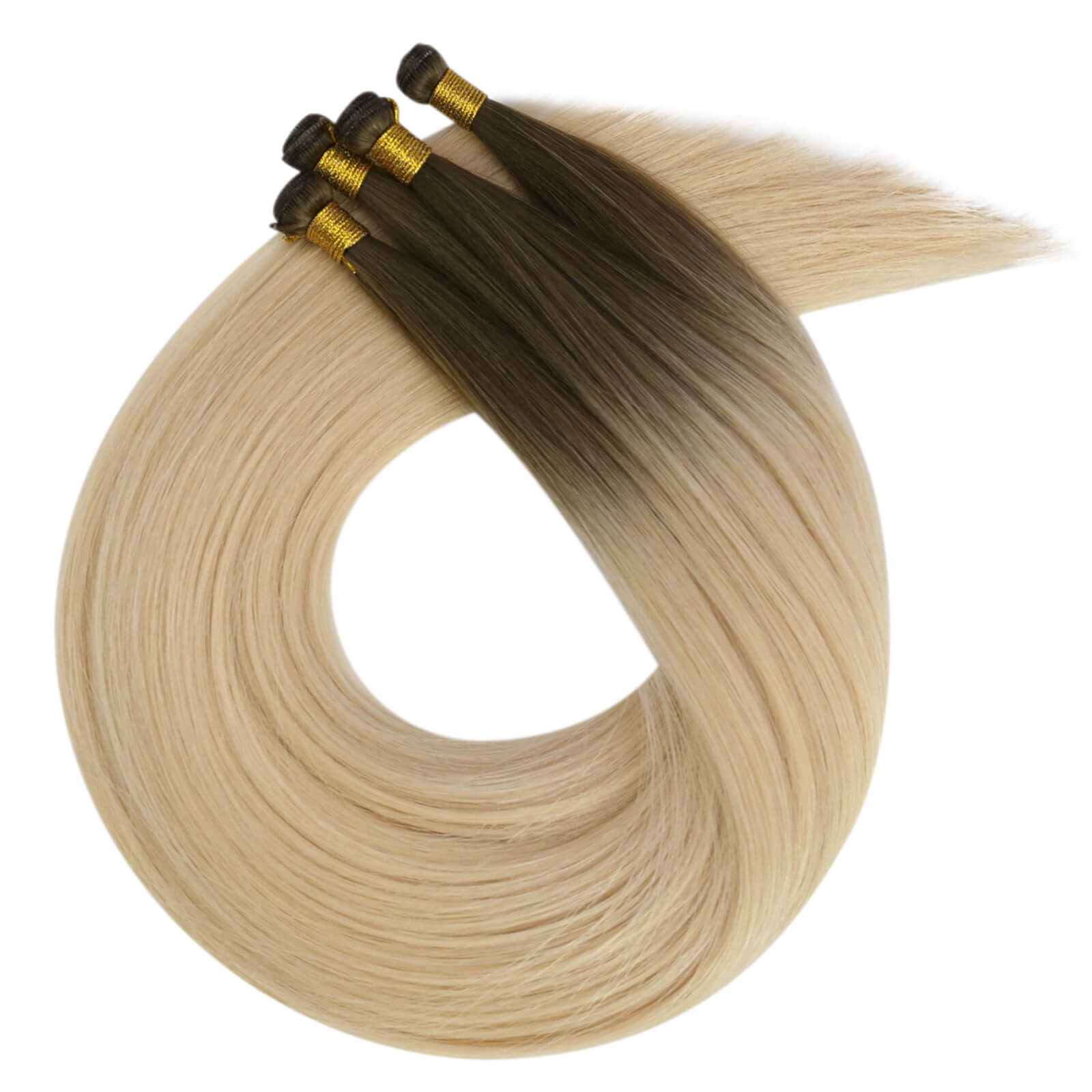 Sew in hybrid weft extensions AB