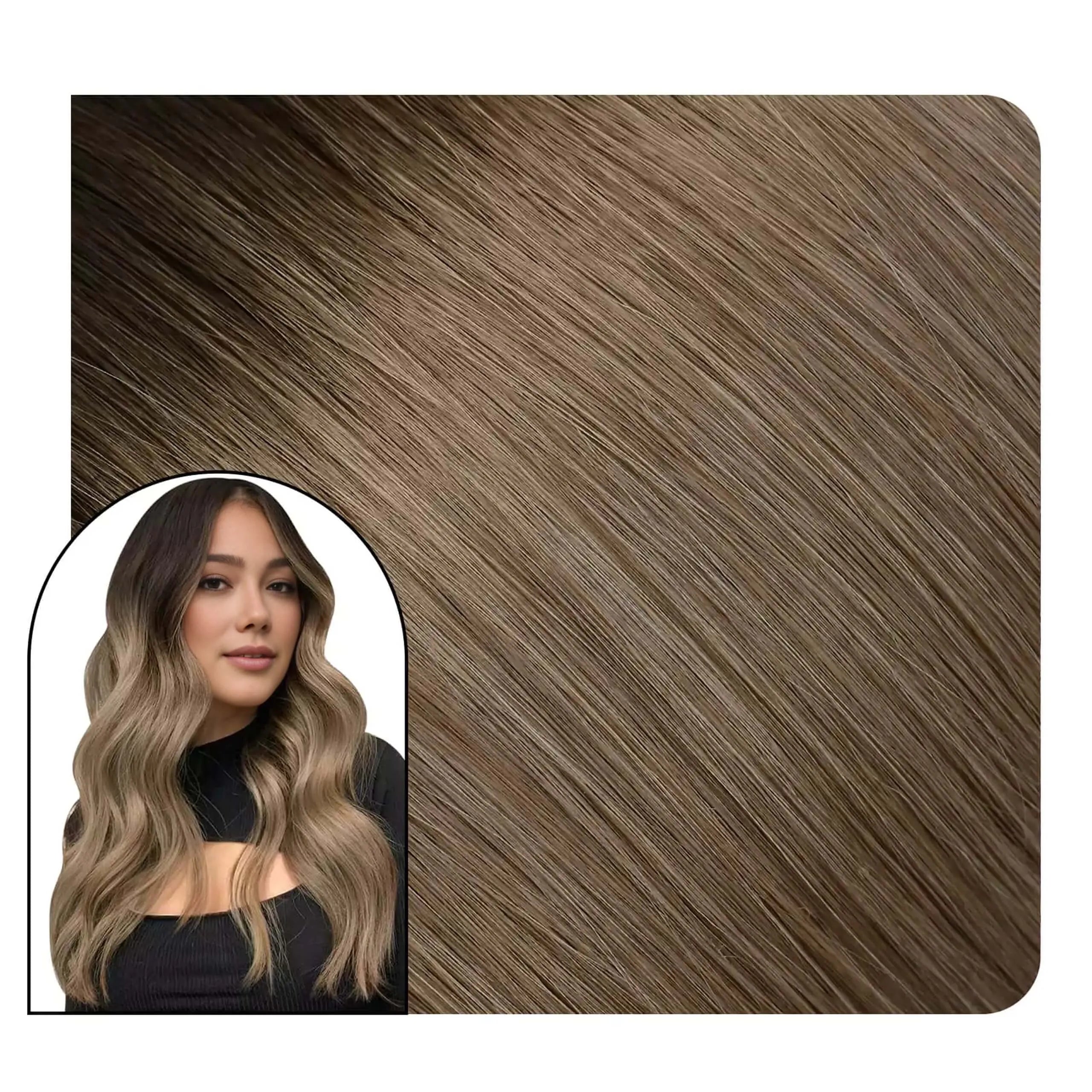 Skin Weft Tape in Extensions Invisible Human Hair