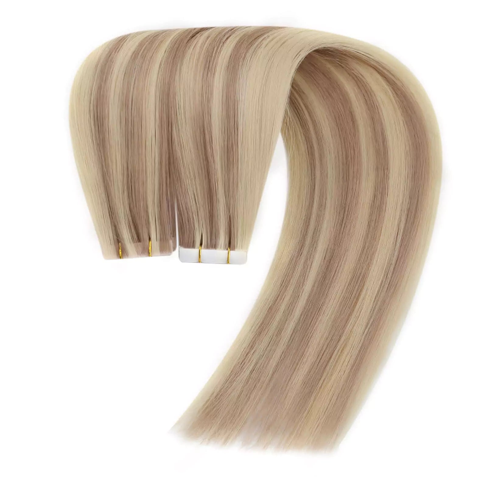 seamless invisible injection tape in hair extensions