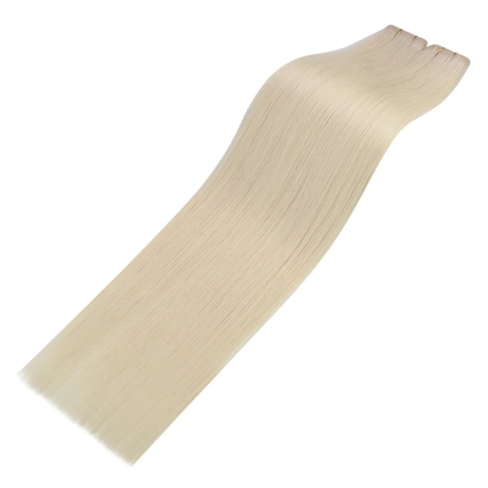 butterfly weft human hair extensions seamless weft hair extensions blonde for thin hair