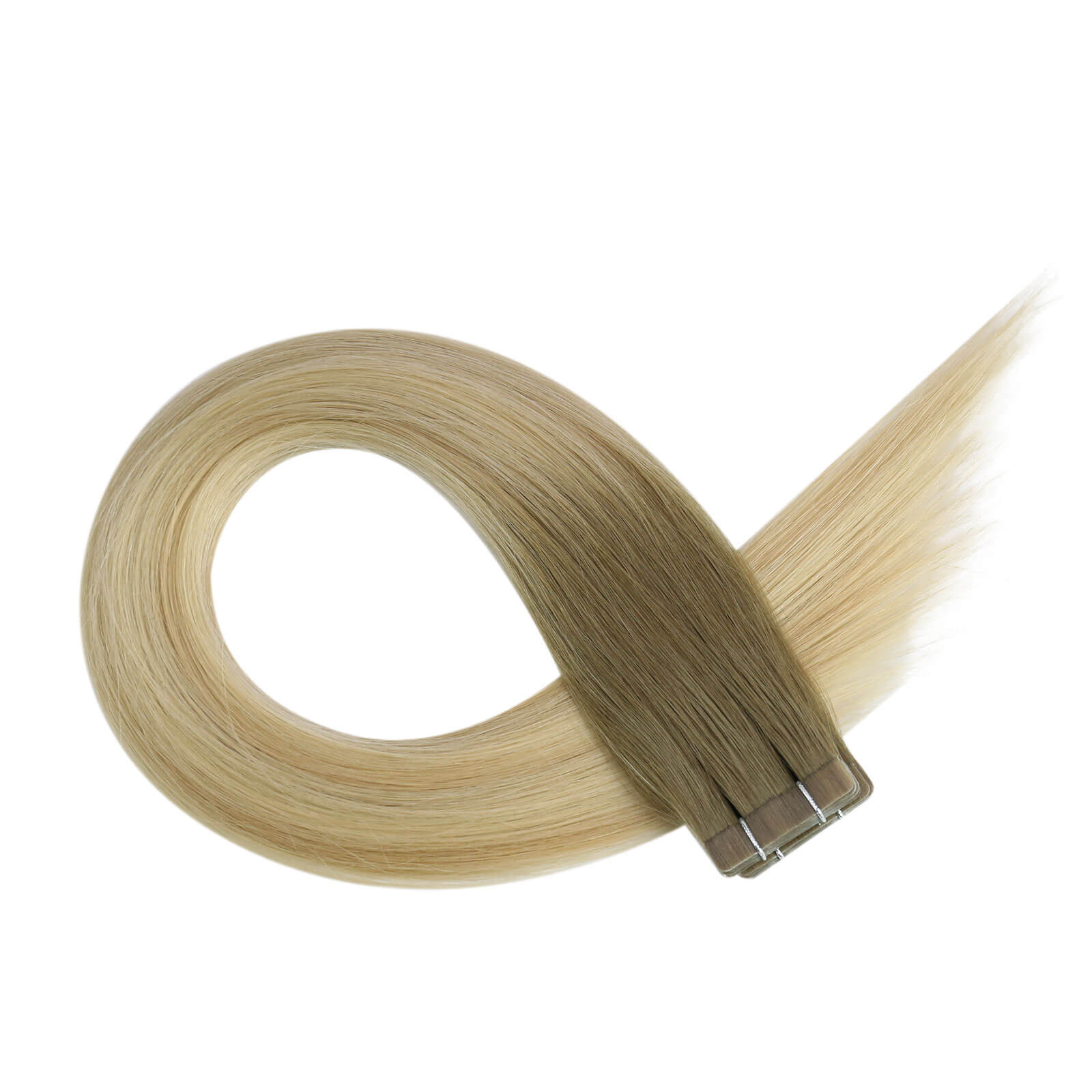 blonde balayage tape in extensions
