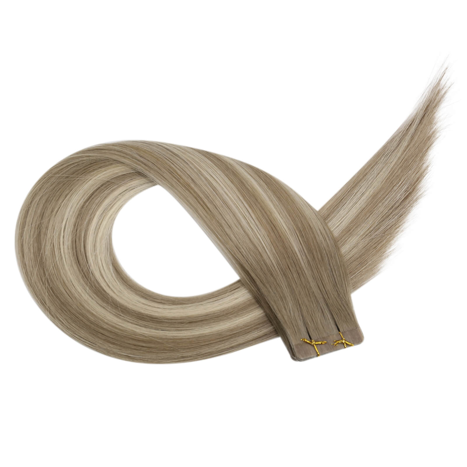 Tape in Extensions Balayage Light Brown to Blonde