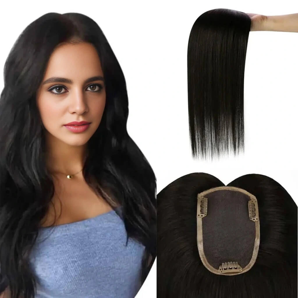 off black human hairpieces for women