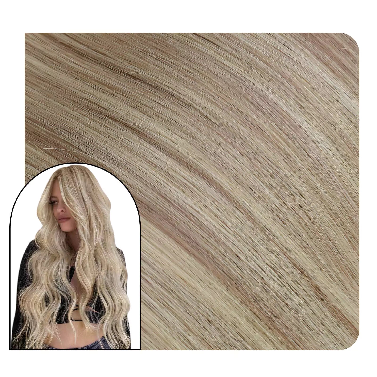 hair extensions clip in human hair 22 inches