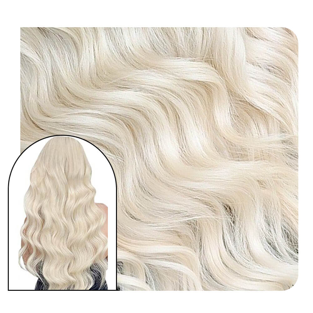 platinum seamless tape in extensions virgin human hair