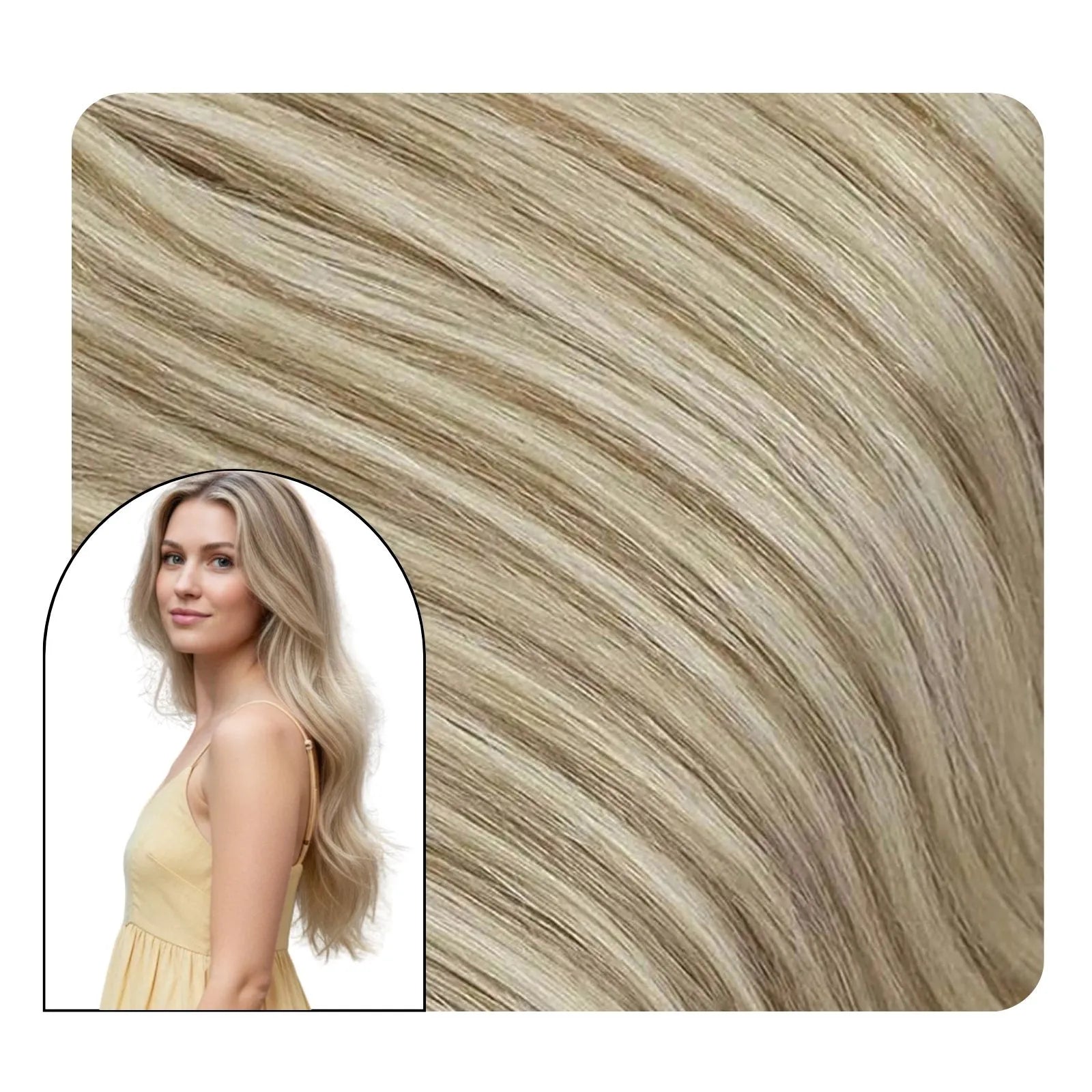 seamless clip in hair extensions pu clip ins