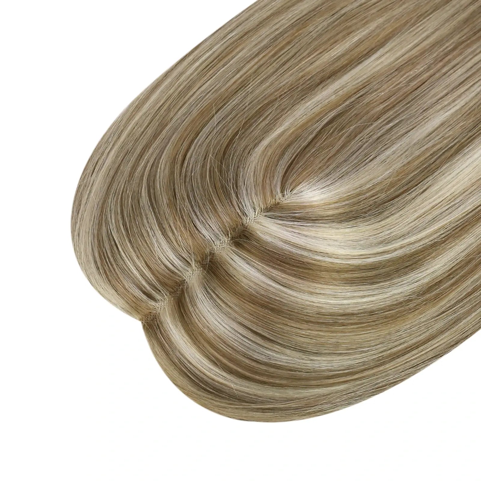 100% real human hair topper for women