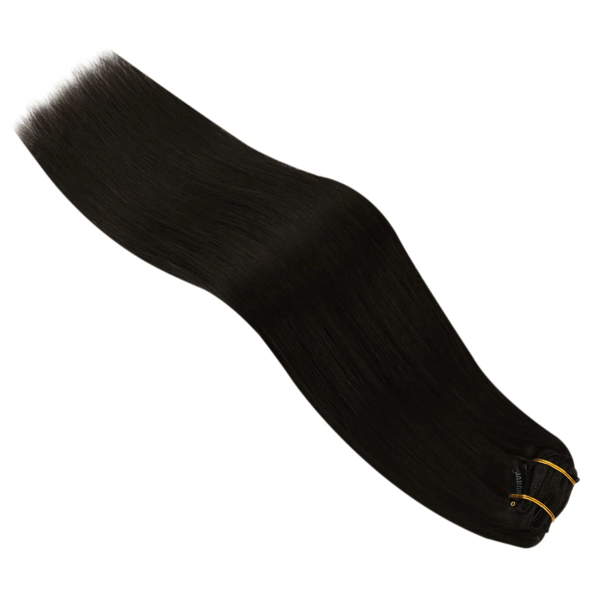 dark brown thickened clip in extensions 135G for women for thin hair