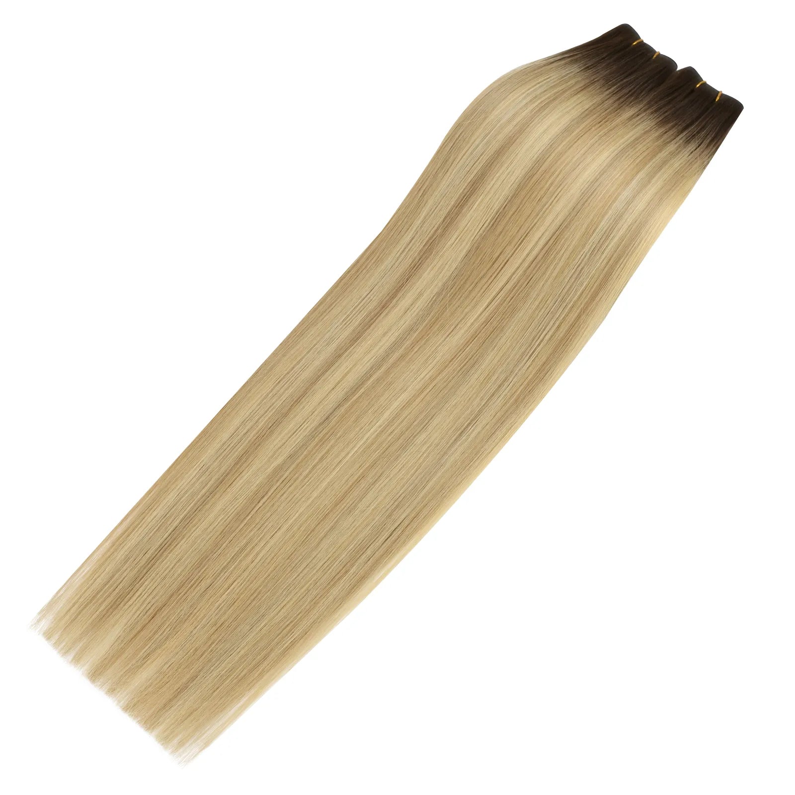 seamless hair extensions best butterfly weft hair blonde with brown for thin hair