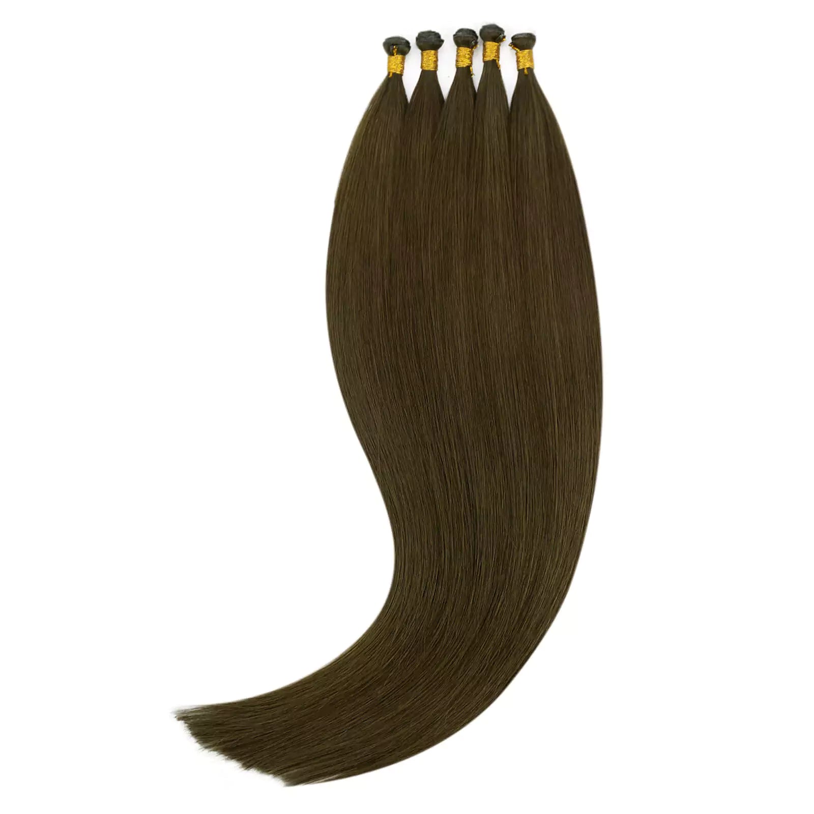Genius Weft Extensions Hair Bundles Dark Brown