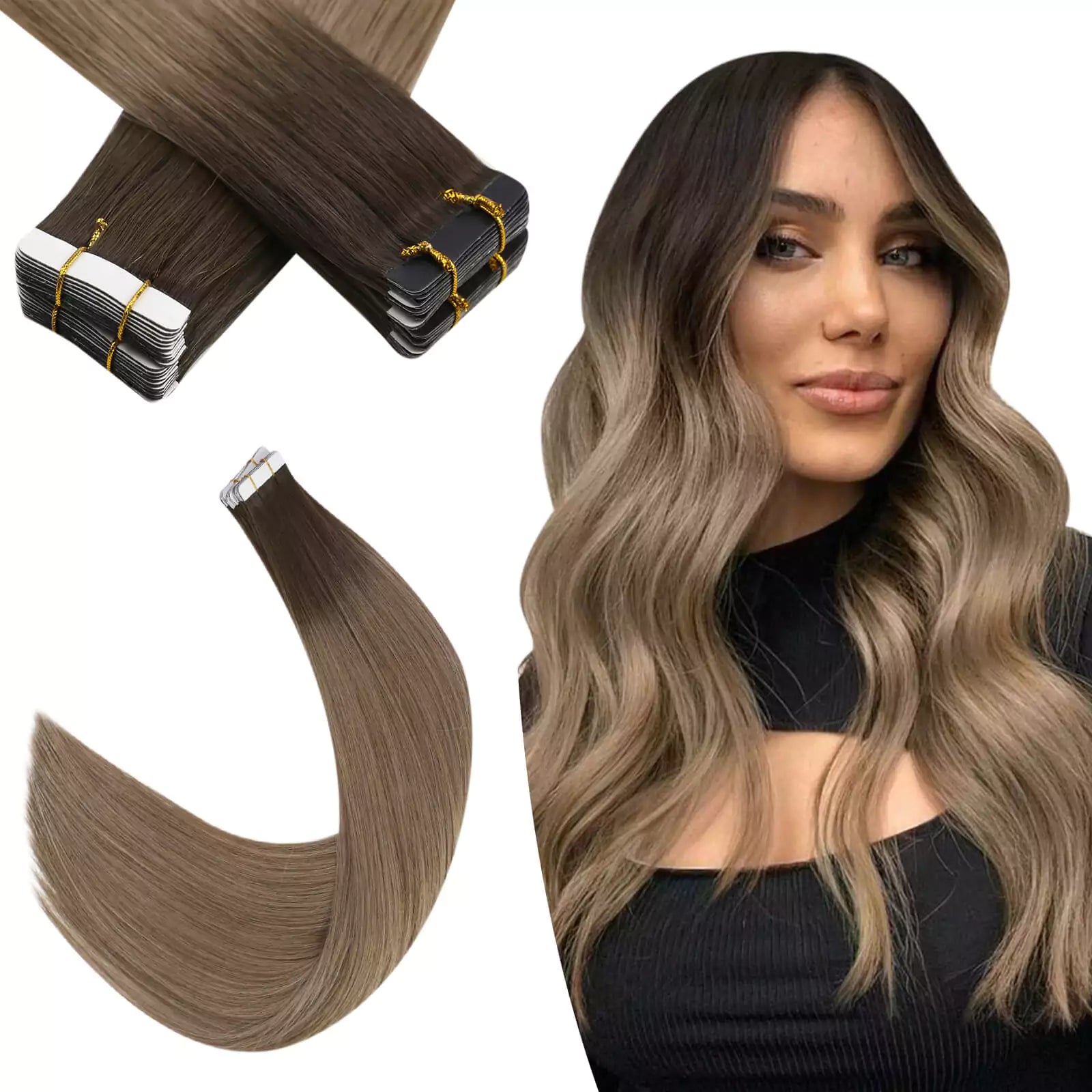 glue in hair extensions human hair