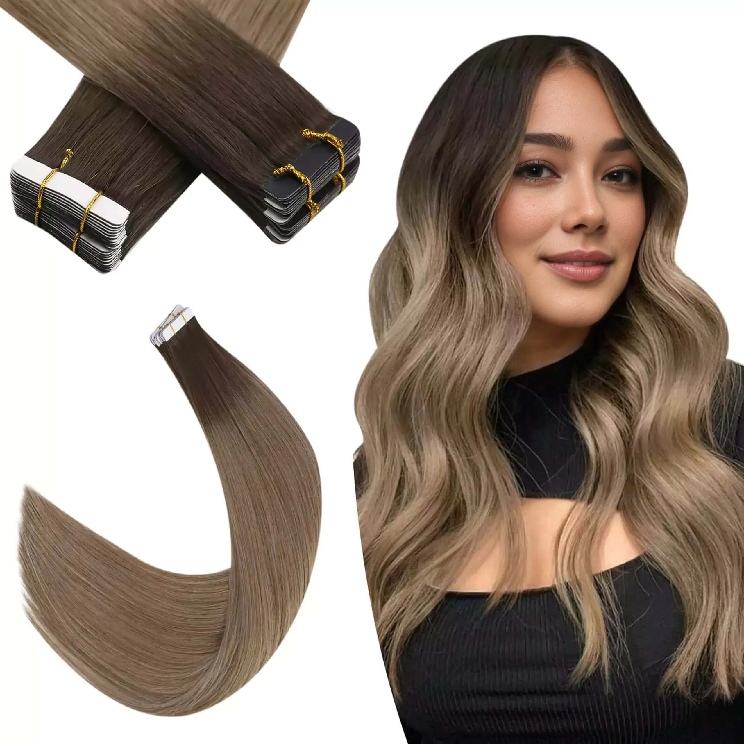 glue in hair extensions human hair