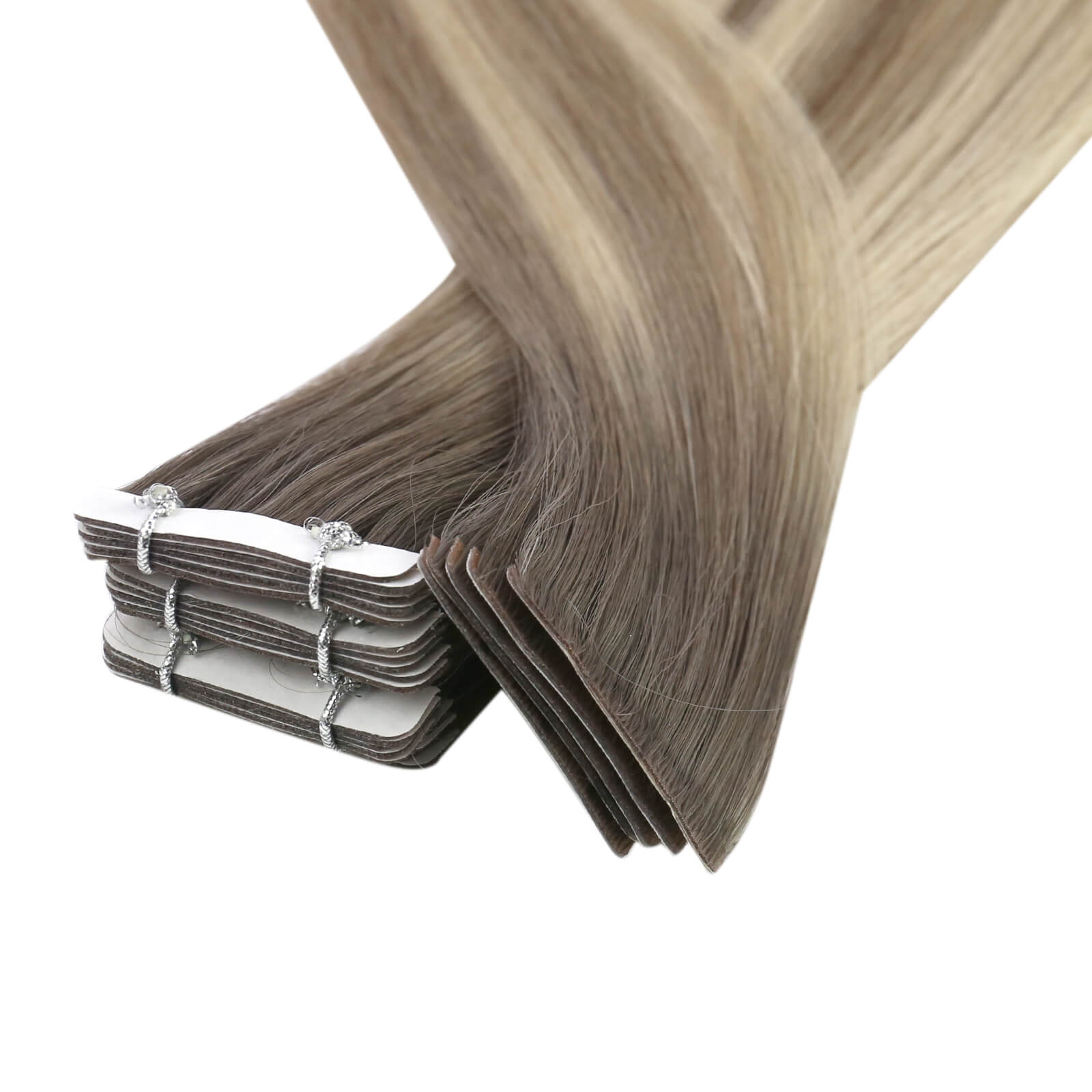 invisible tape in extensions real human hair