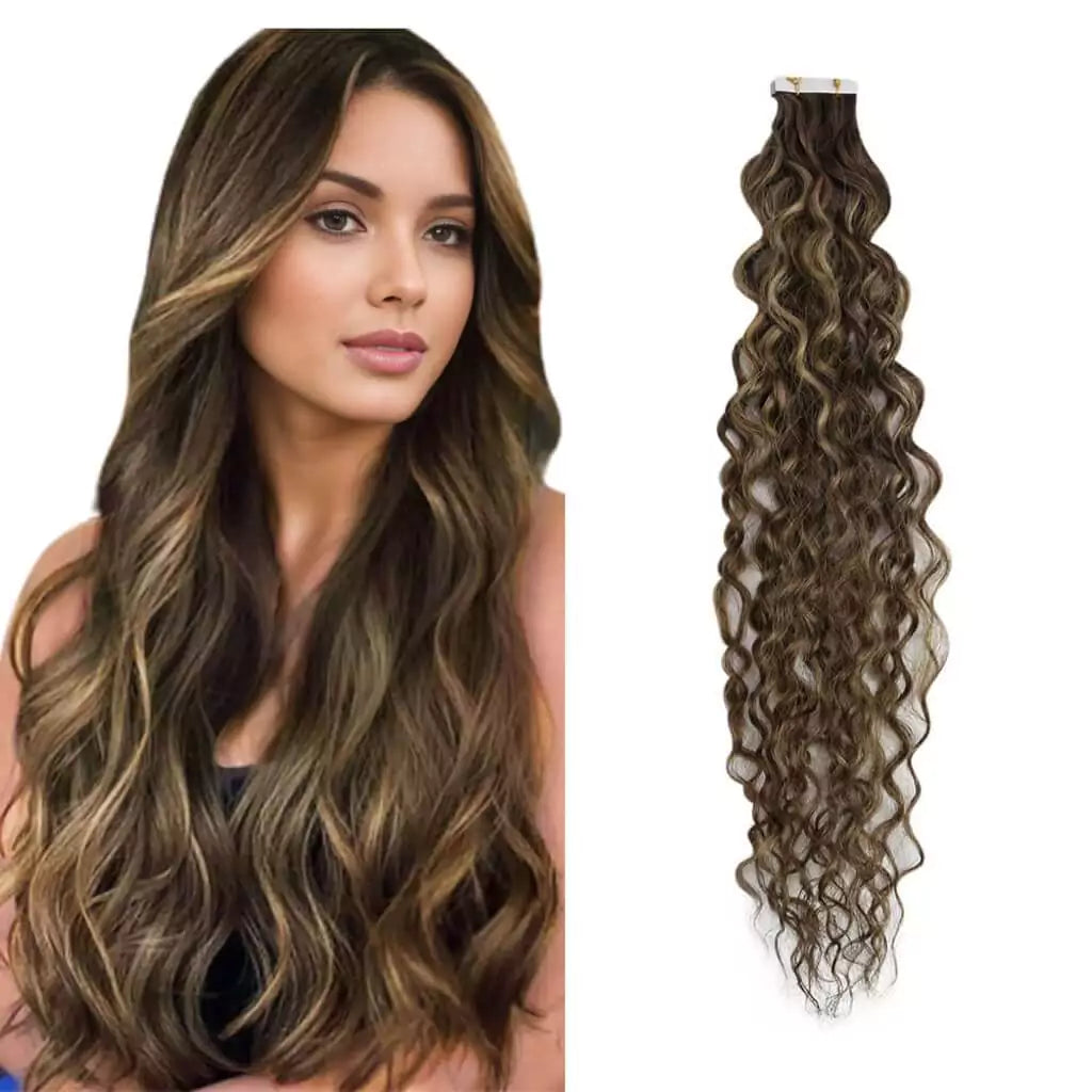 virgin injection tape in extensions natural wave BM