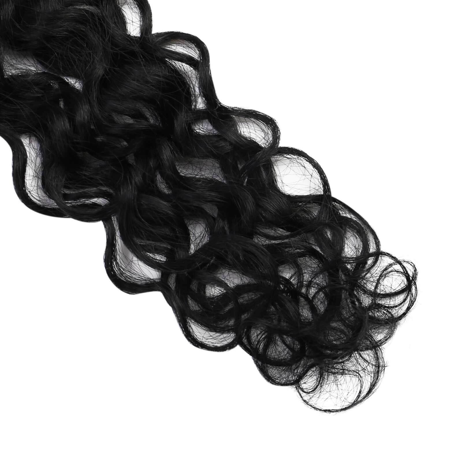 seamless tape in extensions finger waves on natural hair