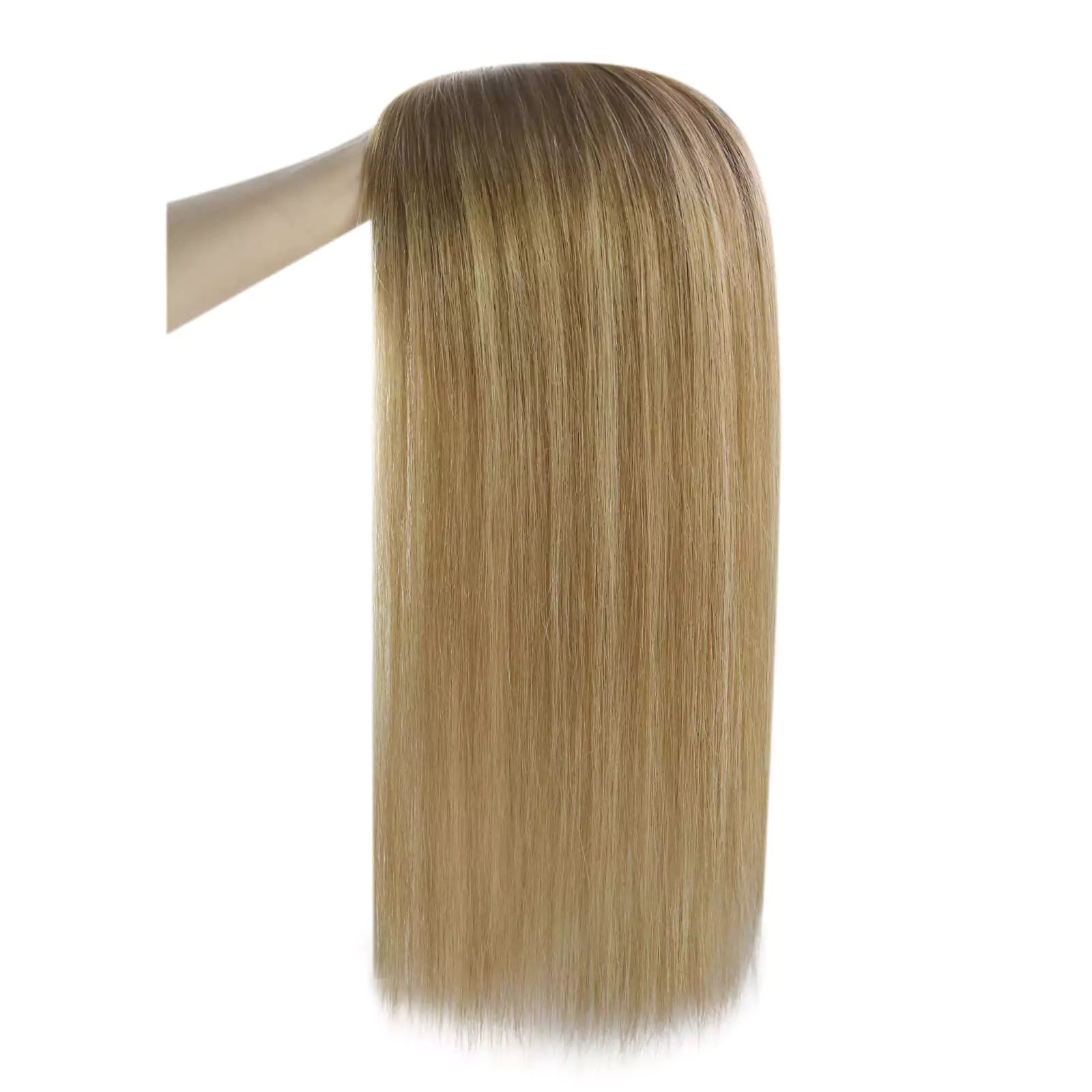 Hair Topper for Thinning Crown Balayage Color #3/8/22