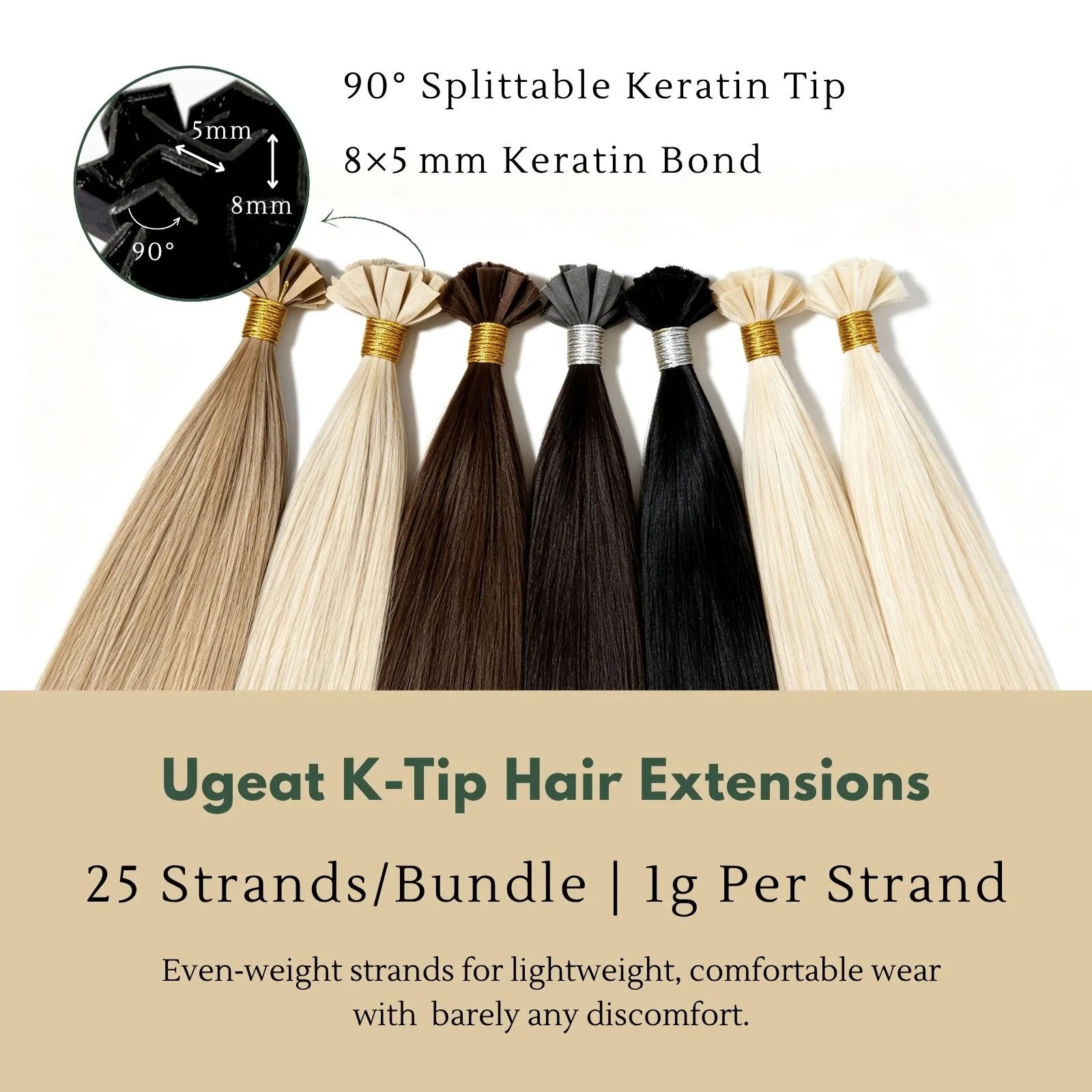 ugeat ktip hair extensions virgin human hair
