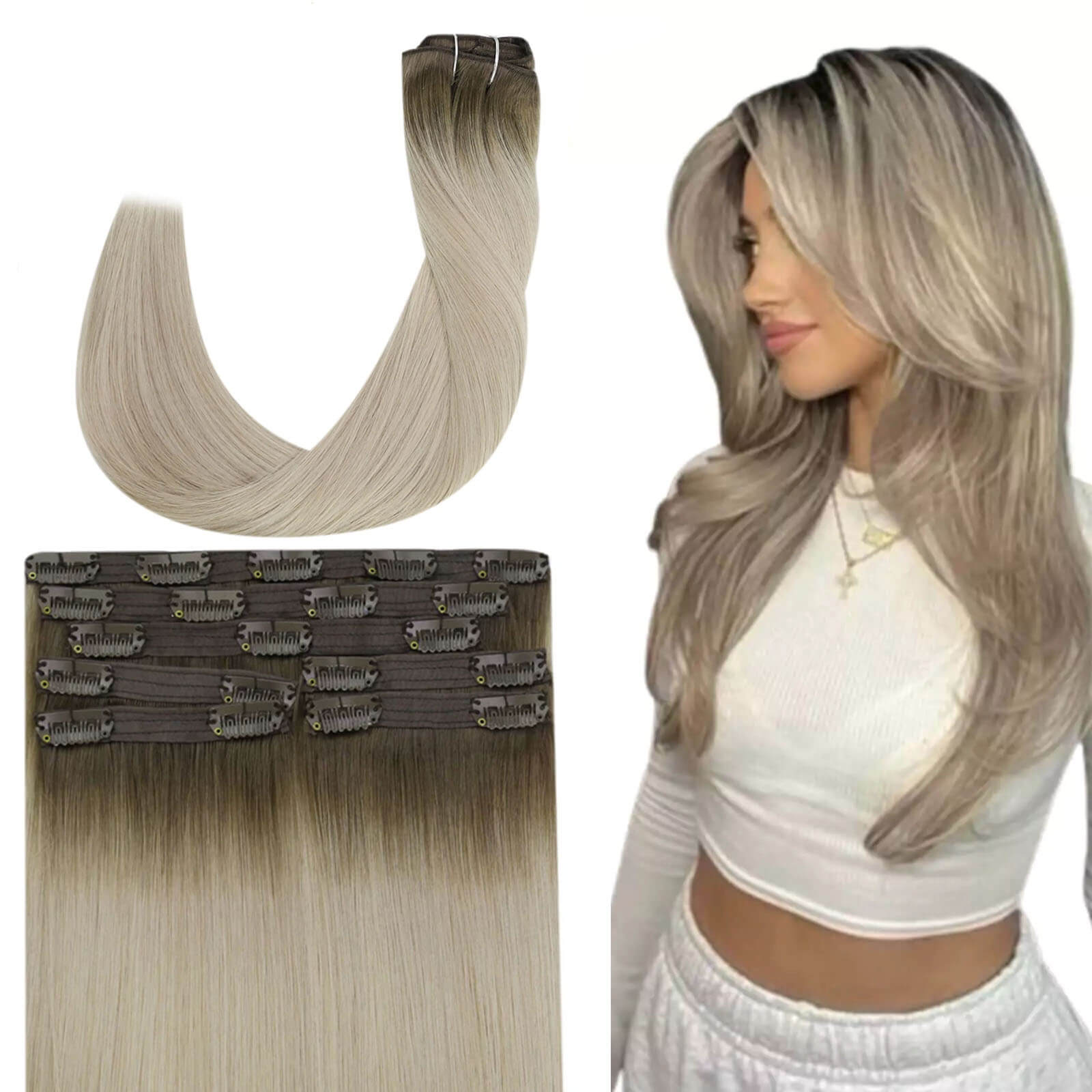clip in hair extensions