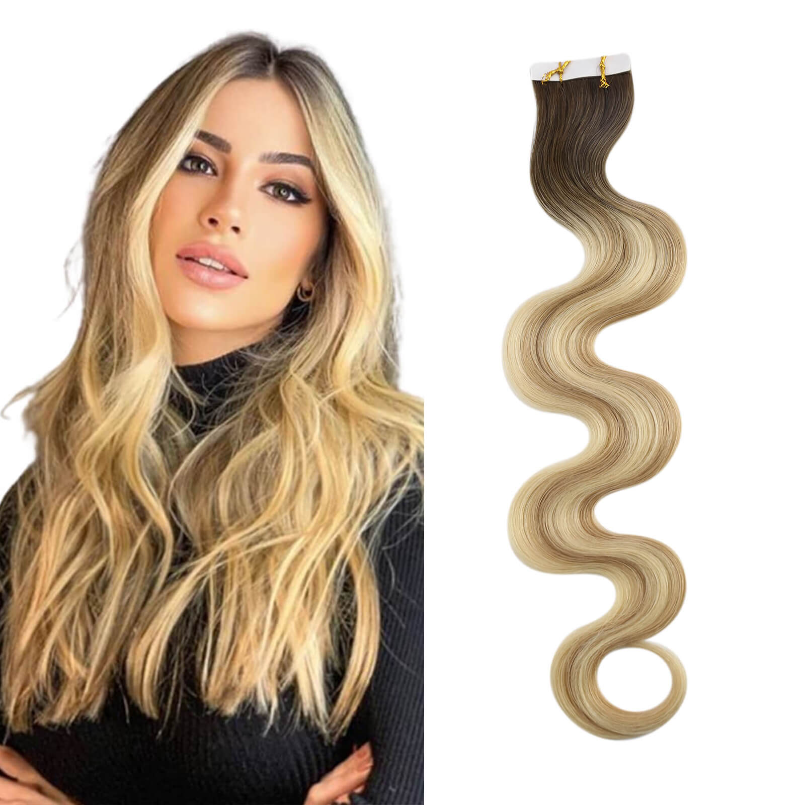 injection tape in hair extensions