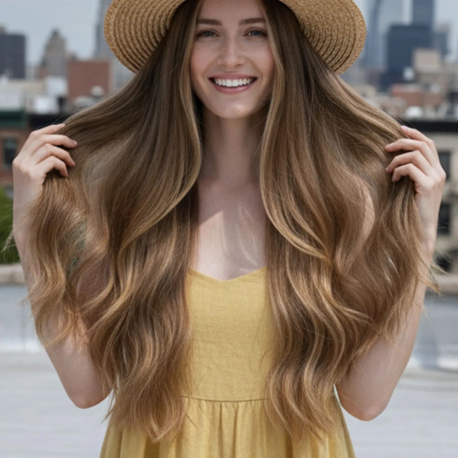 invisible tape in weft hair extensions