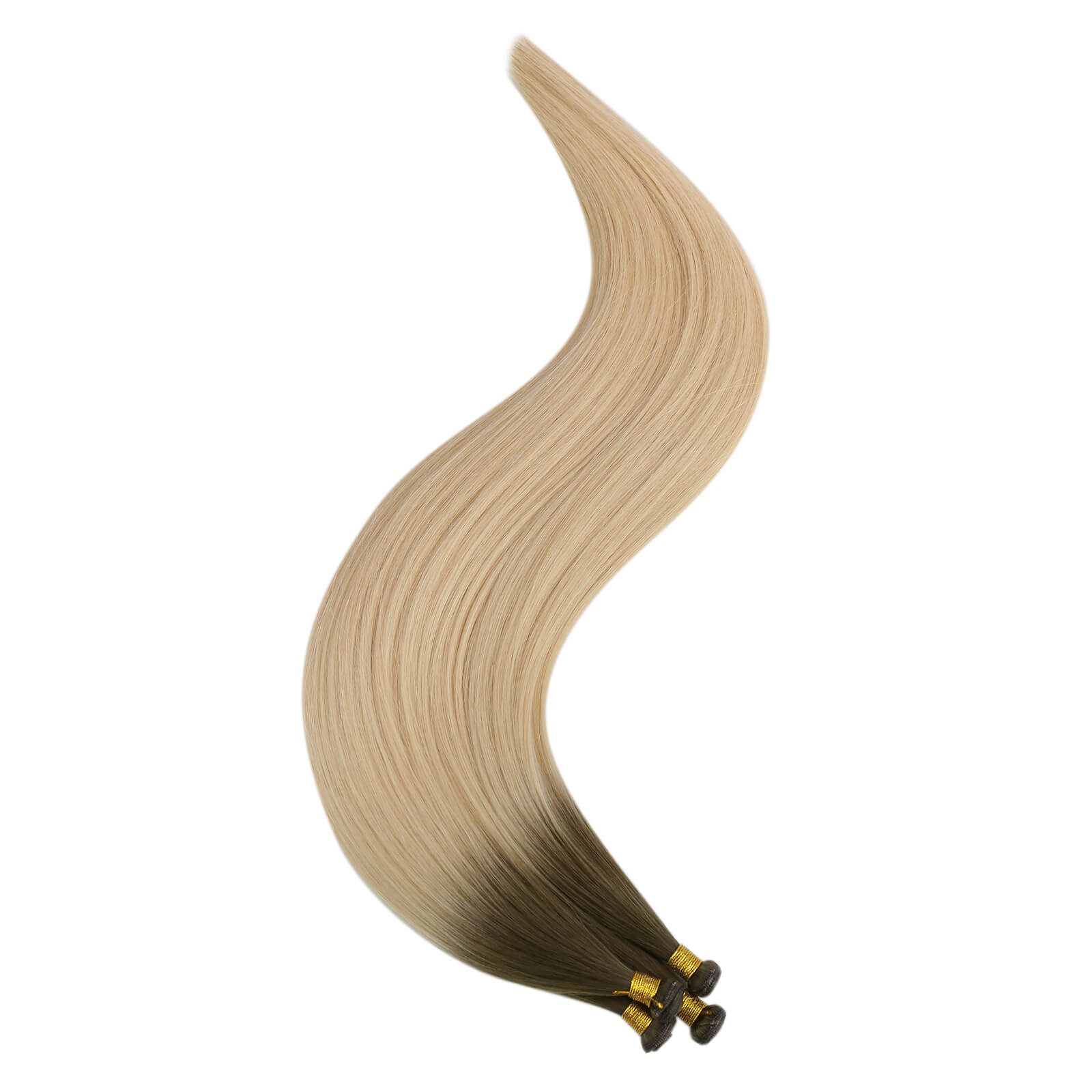 Hybrid Weft Extensions Human Sew In Hair Weft
