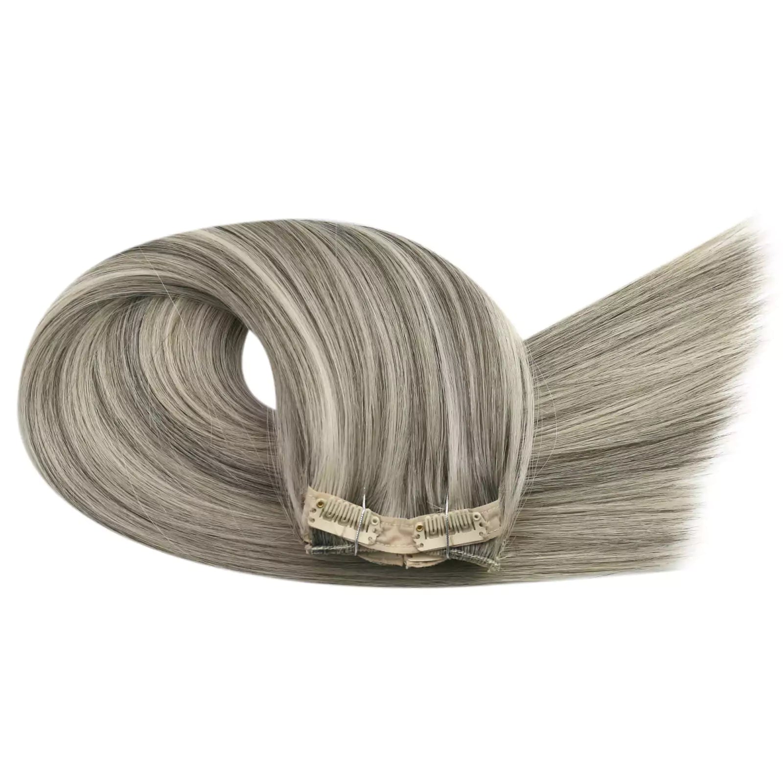 clip in extensions real human hair