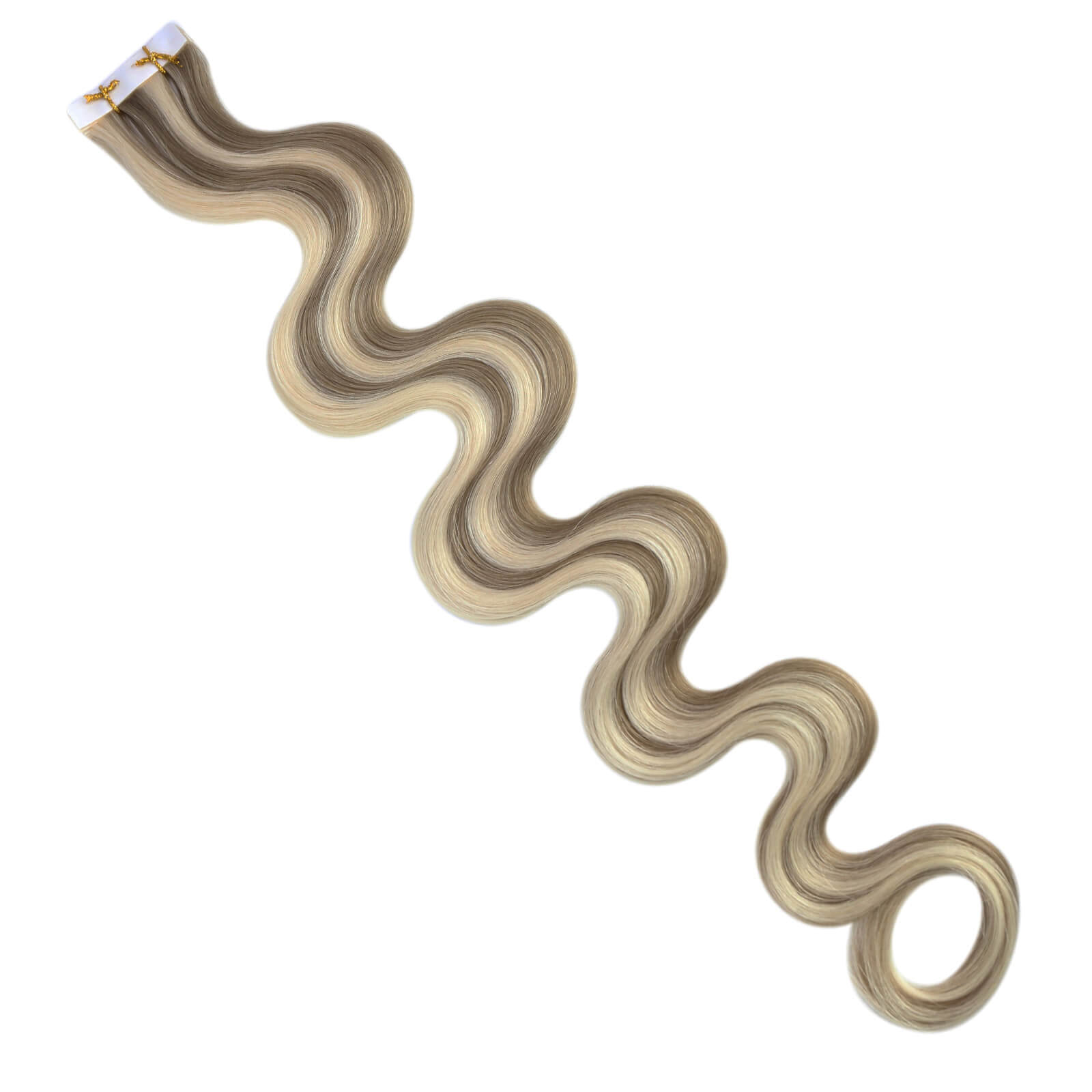 highlight body wavy injection tape in hair extensions